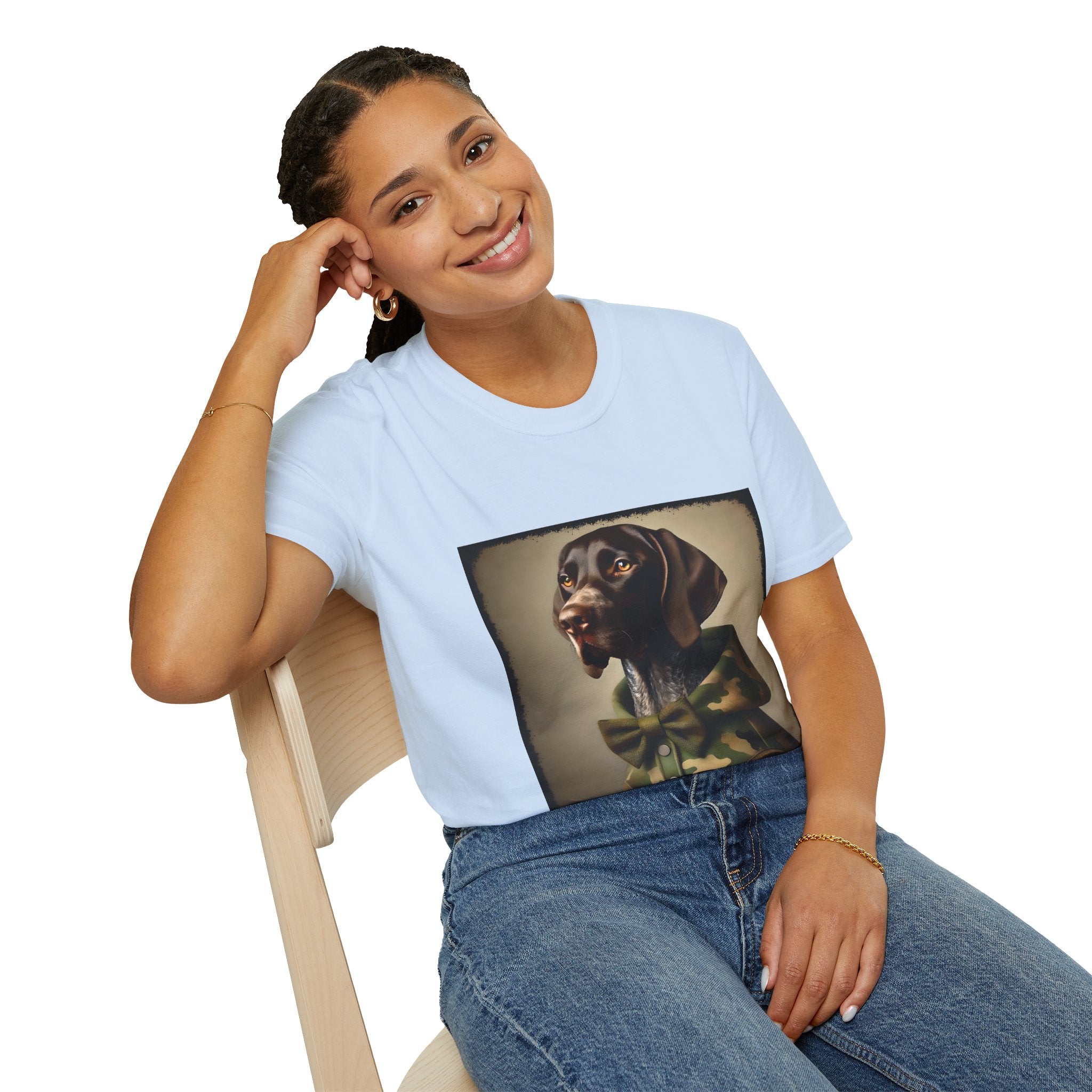 German Shorthaired Pointer Camo Cutie II | Unisex Dog T-Shirt