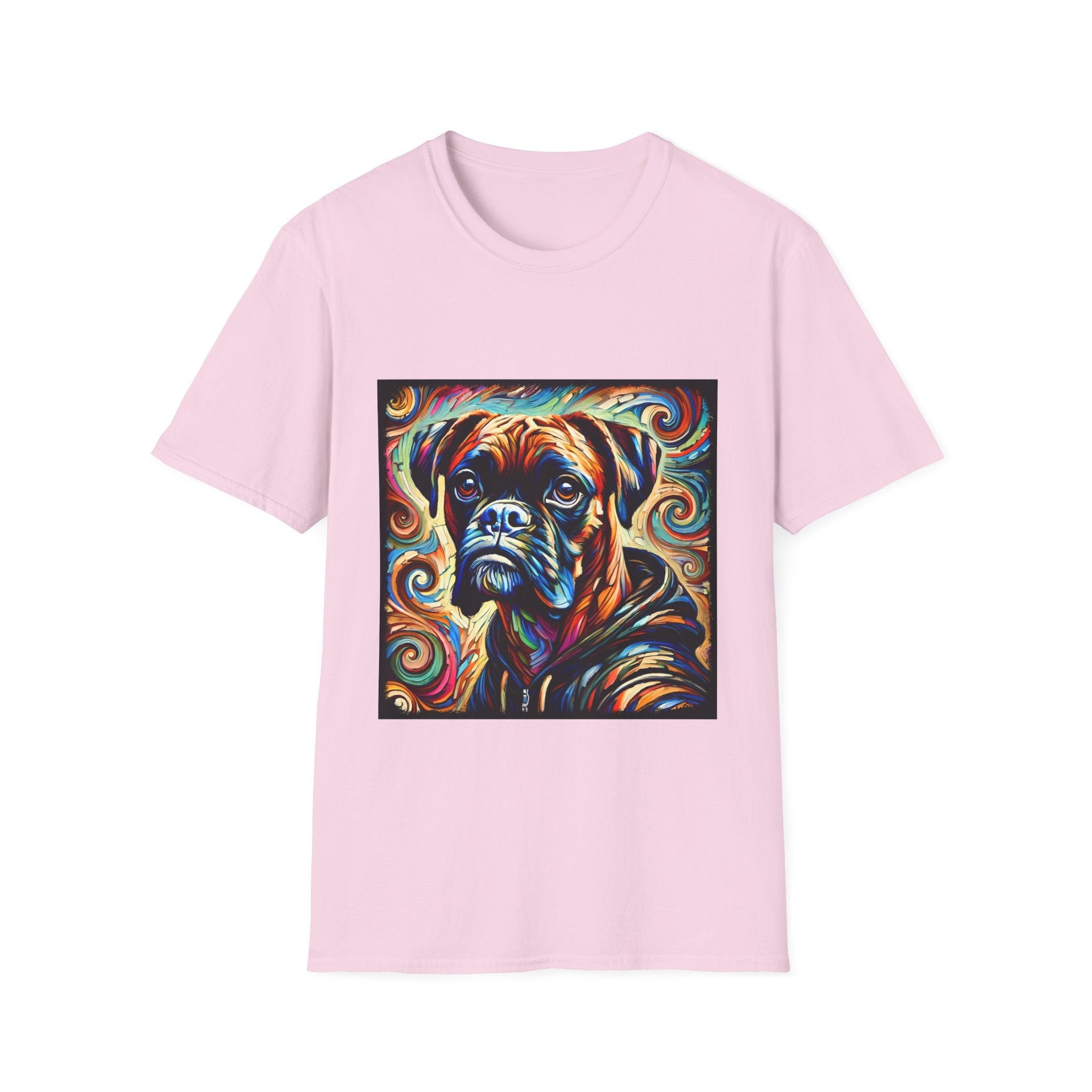 Boxer Relaxed Swirl | Unisex Dog T-Shirt