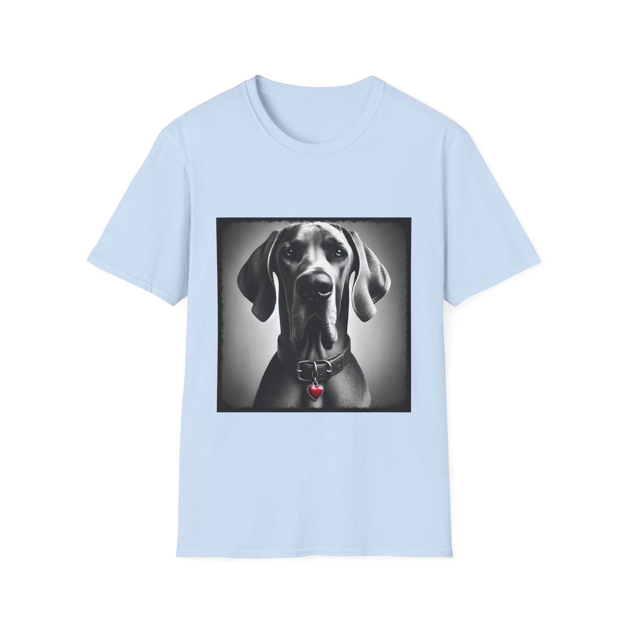 Great Dane Heart Charm | Unisex Dog T-Shirt