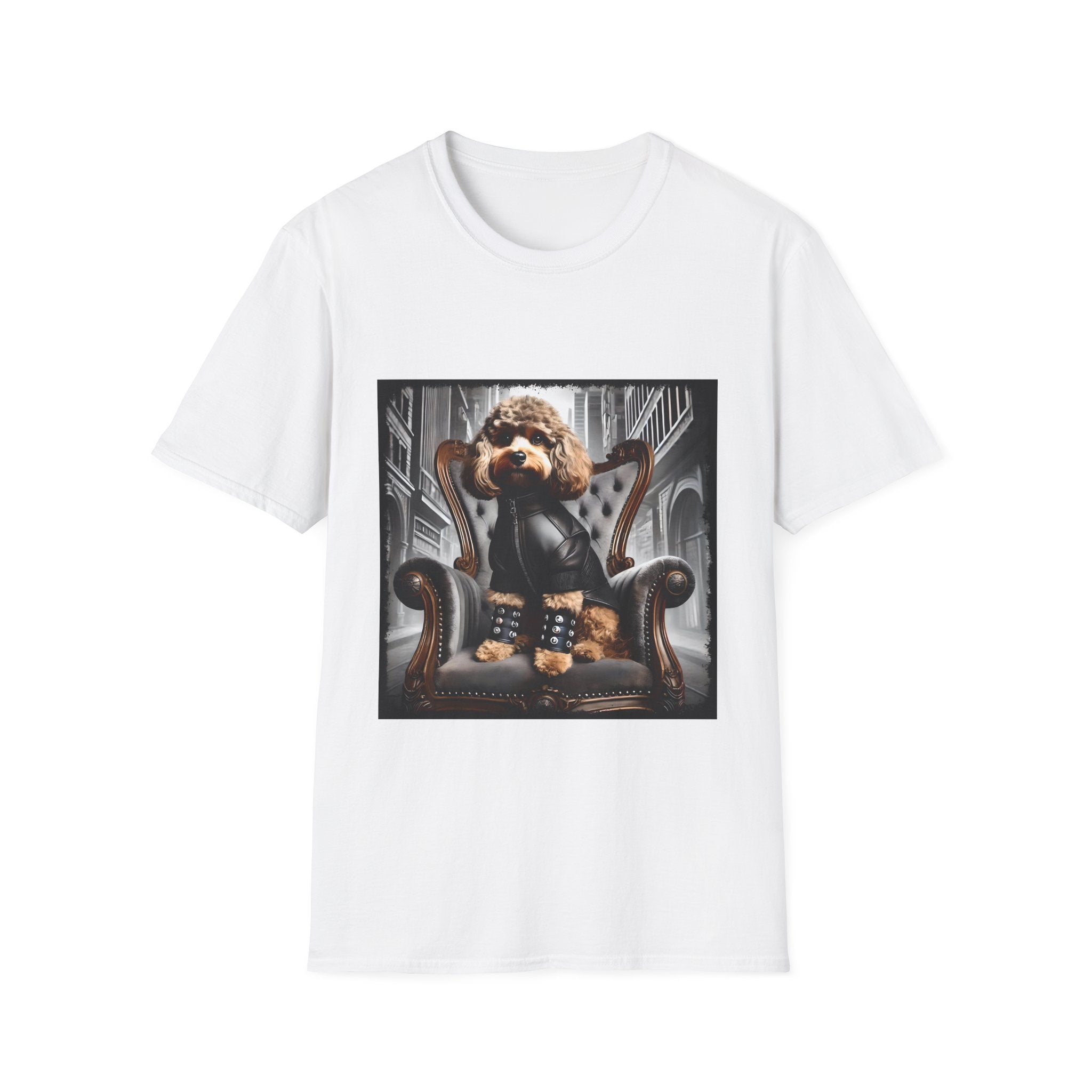 Cavapoo Leather Rebel | Unisex Dog T-Shirt