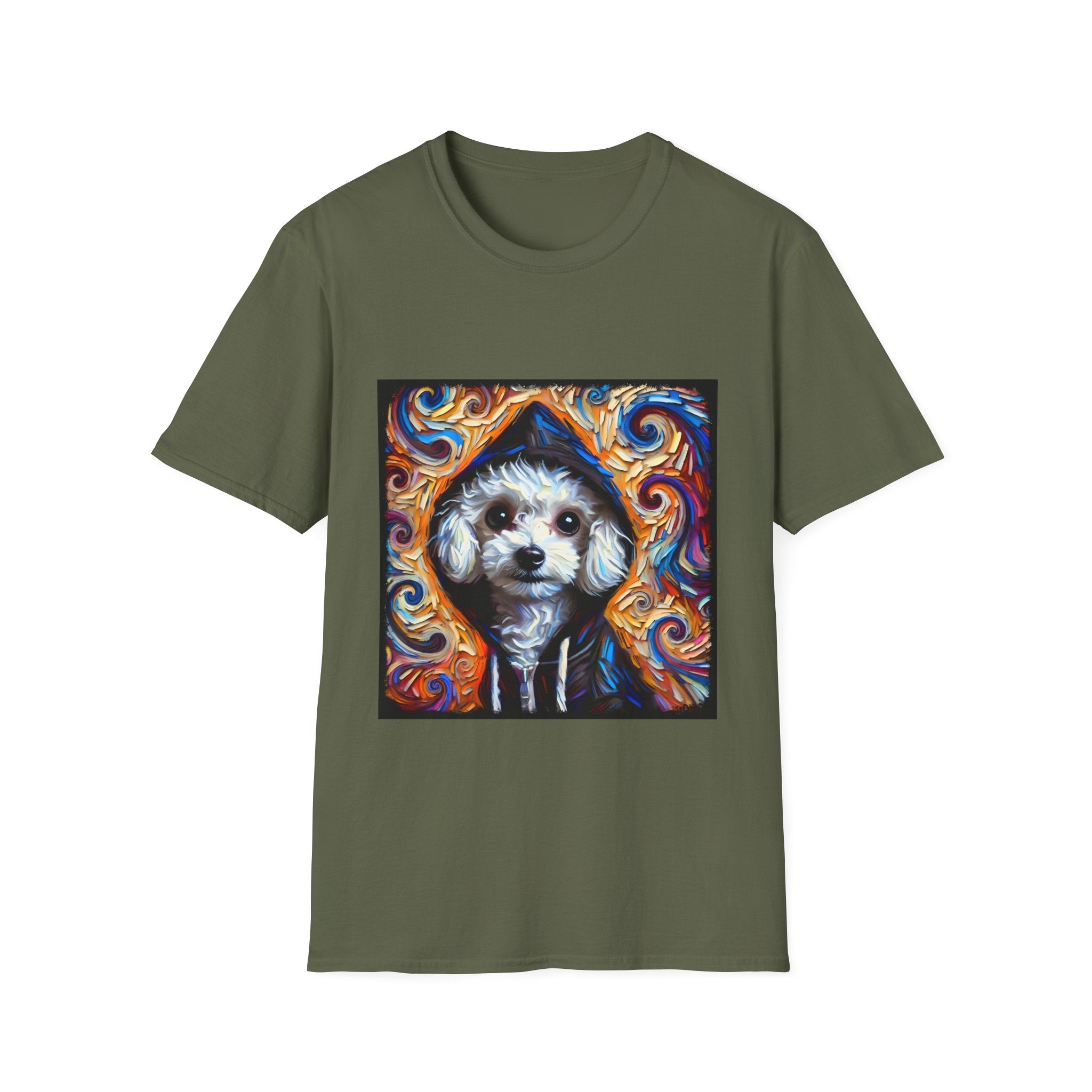 Poodle Bold Relaxed Swirl | Unisex Dog T-Shirt