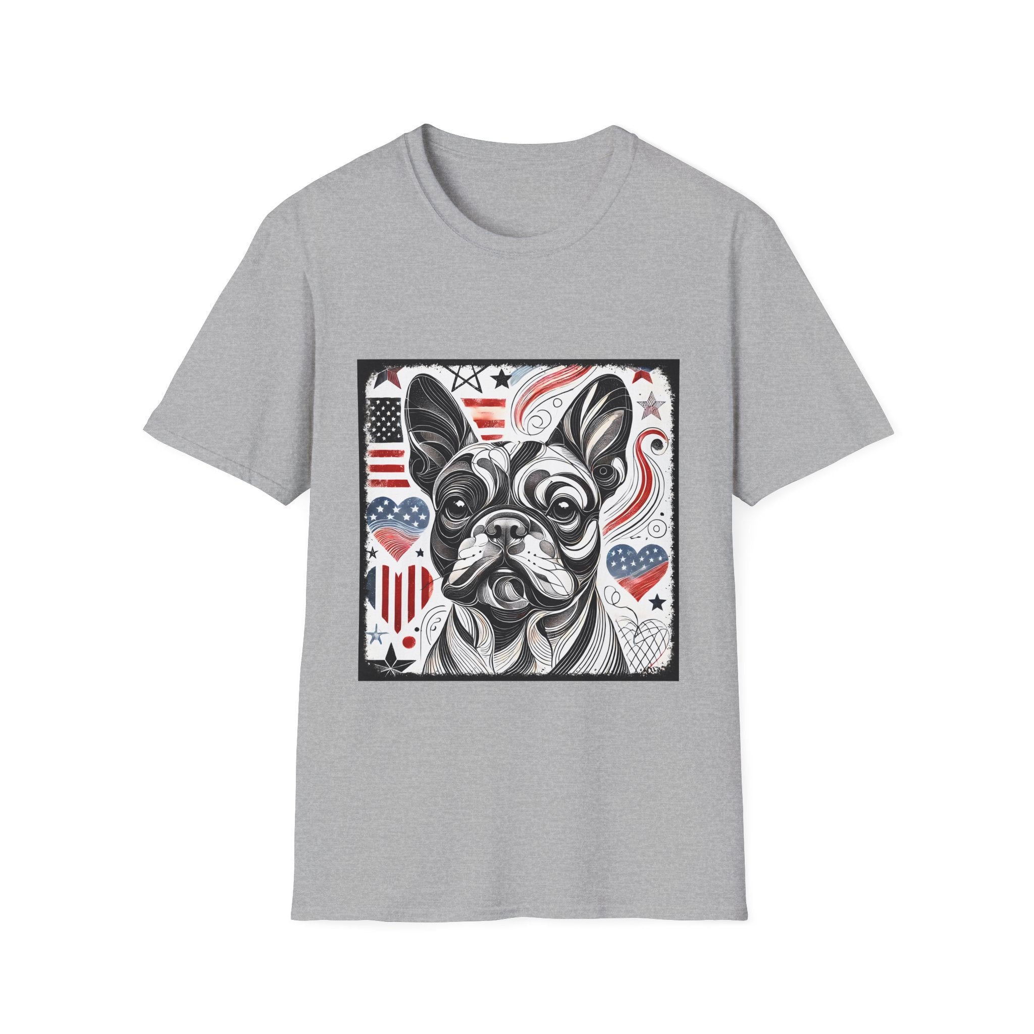 French Bulldog Americana Dream | Unisex Dog T-Shirt