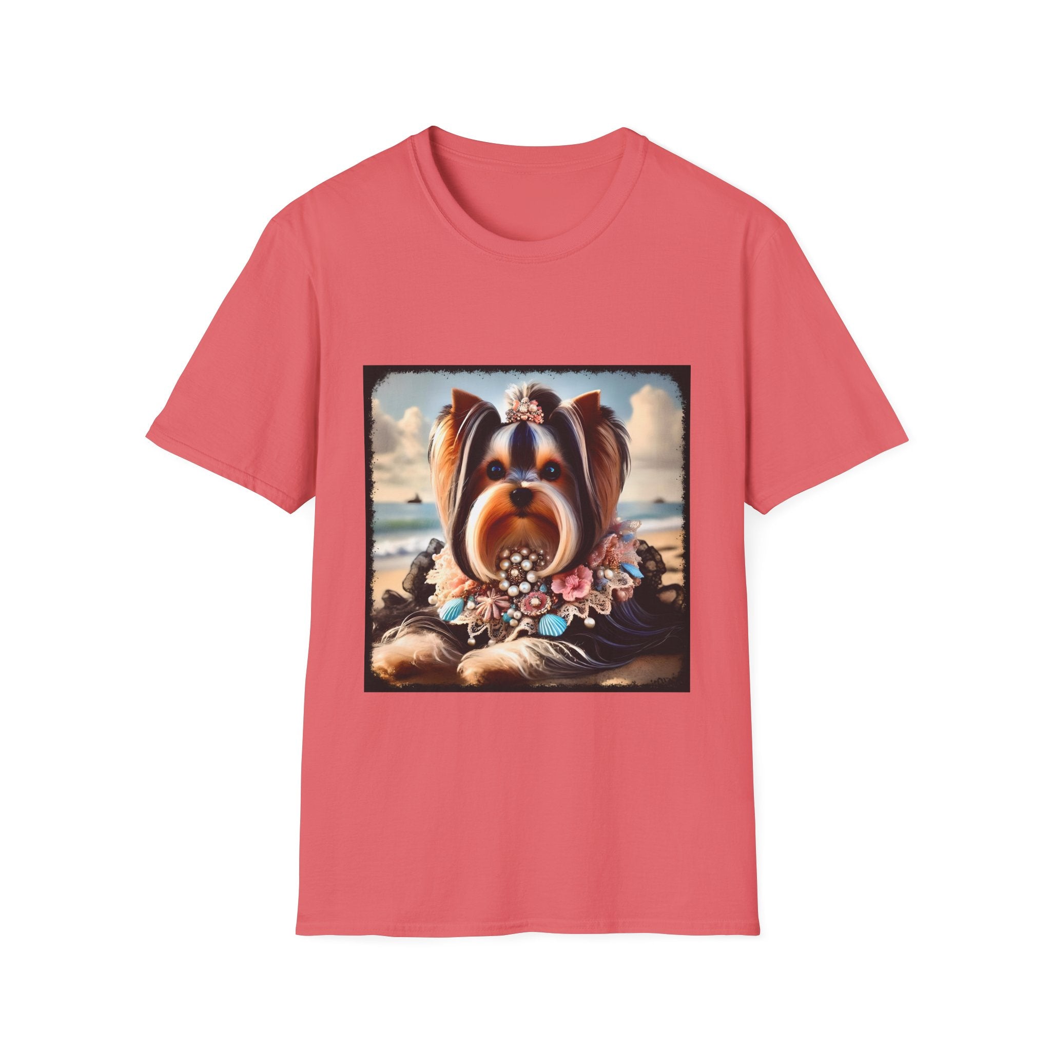 Yorkshire Terrier Seashell Siren | Unisex Dog T-Shirt