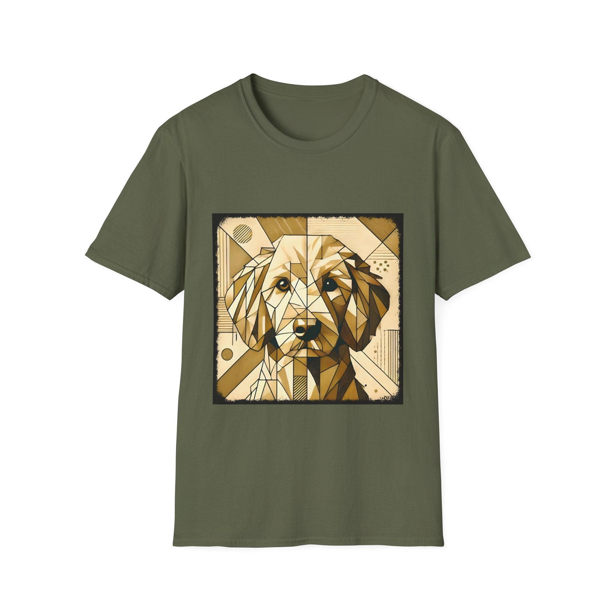 Golden Retriever Golden Geometric | Unisex Dog T-Shirt