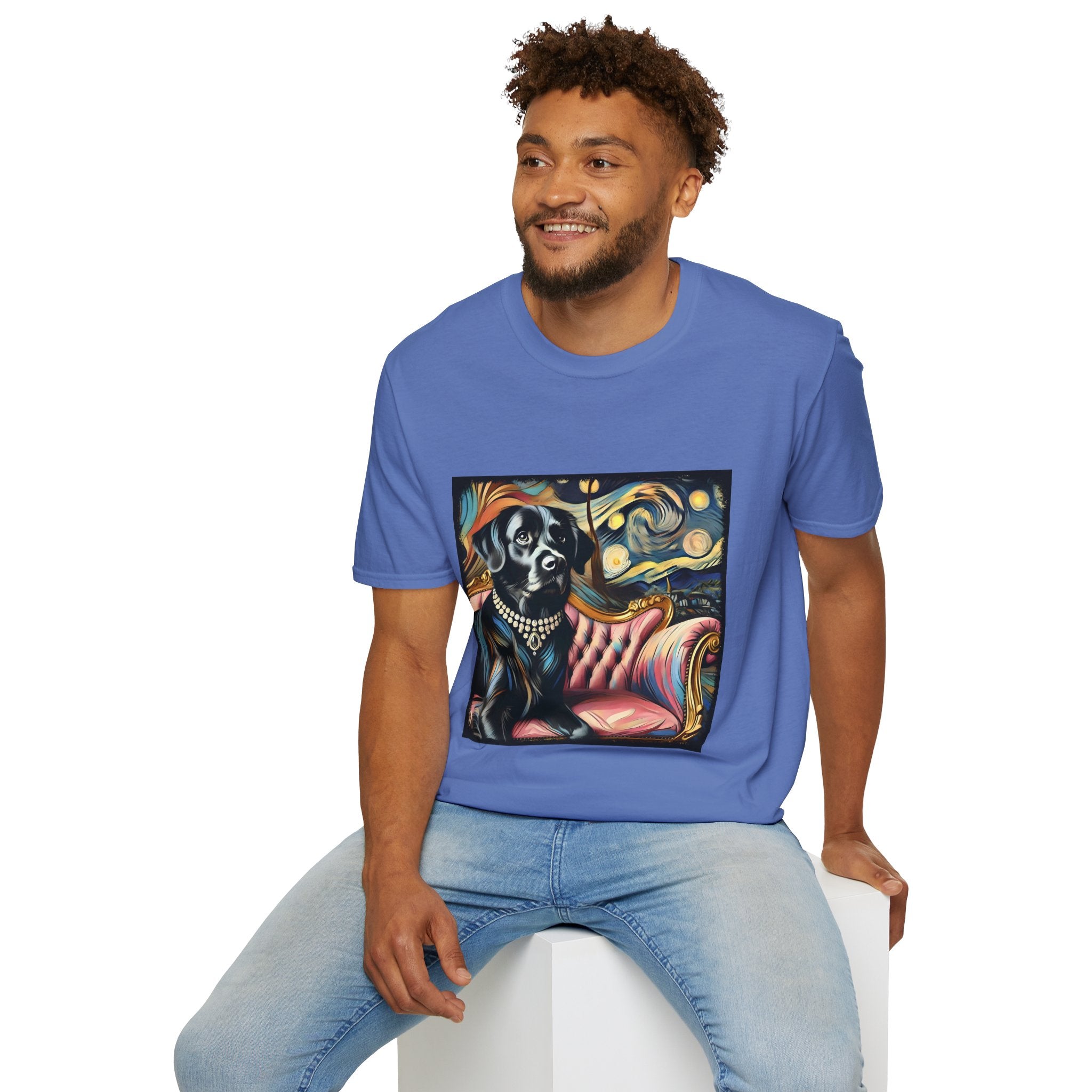 Labrador Retriever Starry Swirl | Unisex Dog T-Shirt