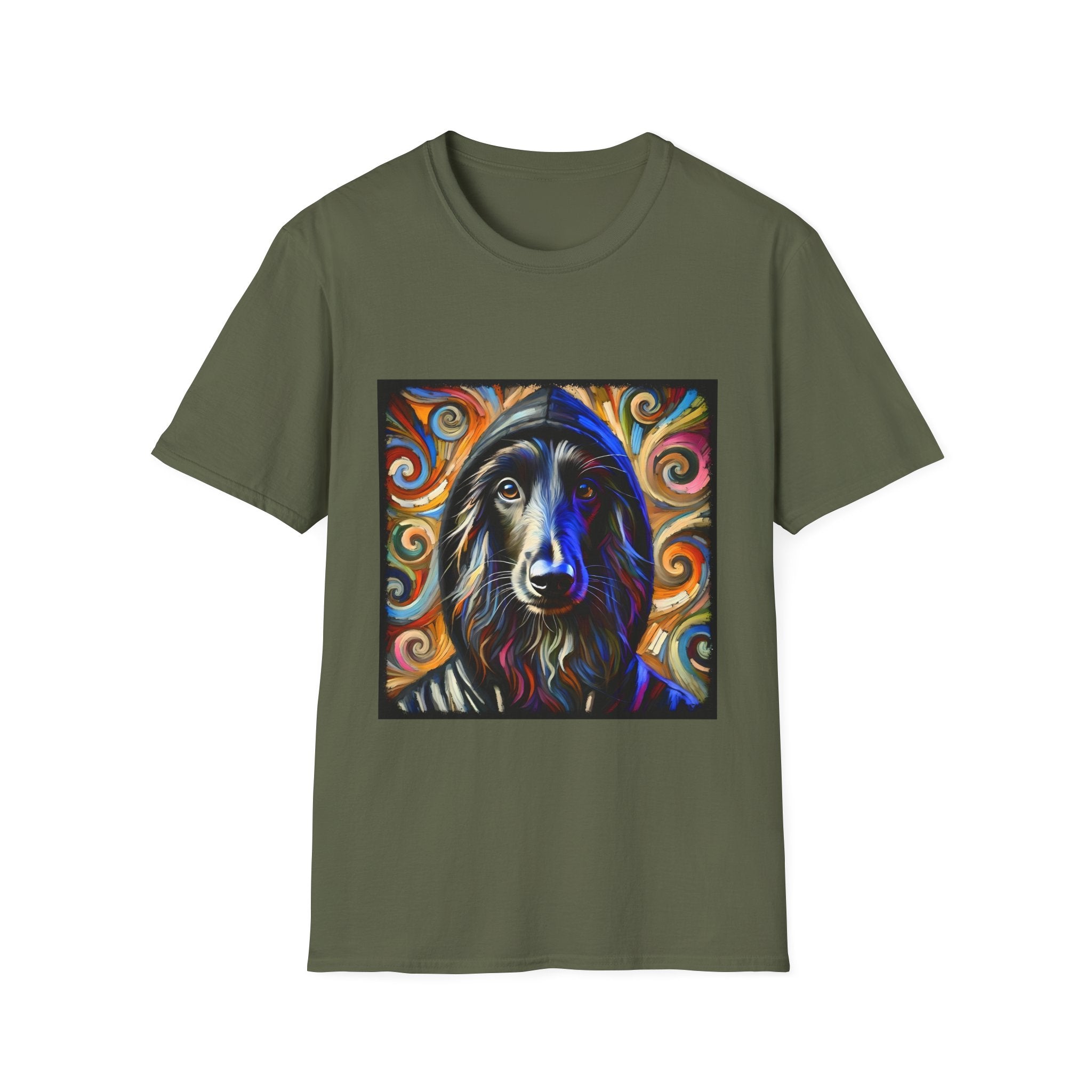 Afghan Hound Hoodie Swirl | Unisex Dog T-Shirt
