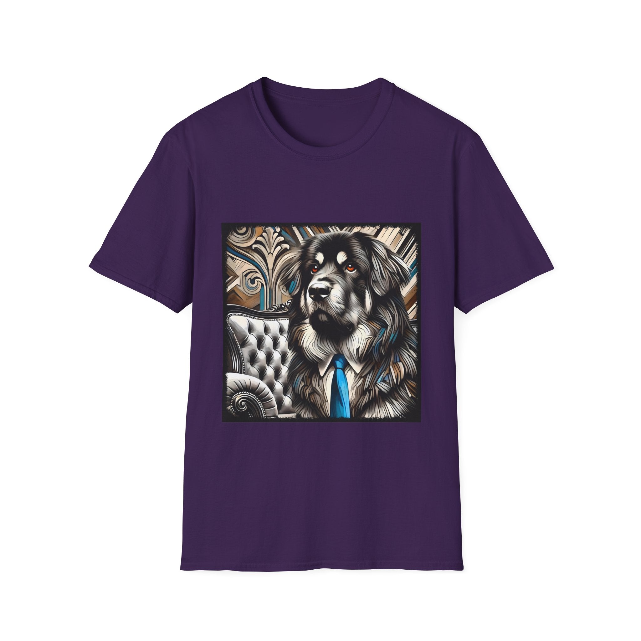 Tibetan Mastiff B&W Bold Eyes | Unisex Dog T-Shirt