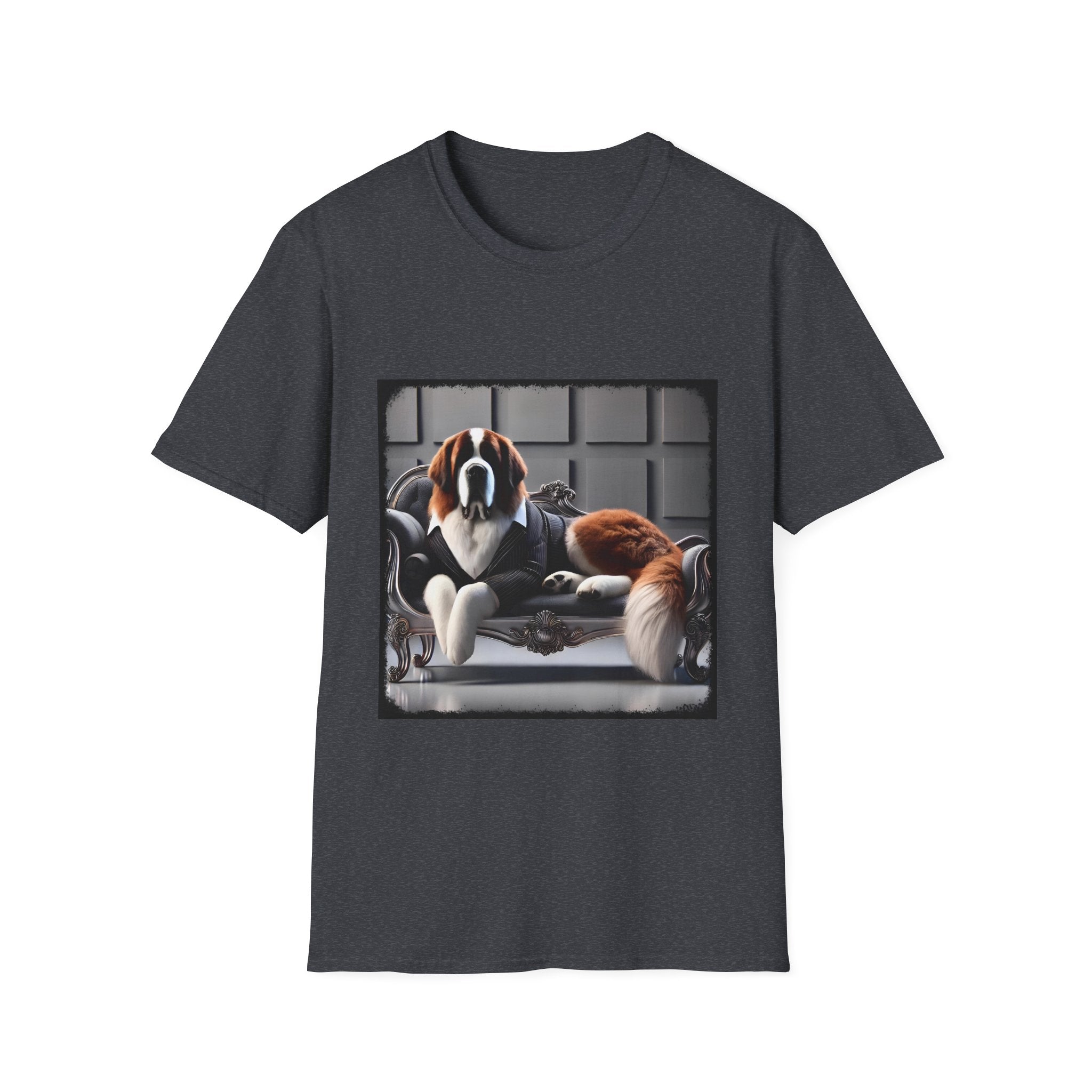 Saint Bernard Tux Luxe | Unisex Dog T-Shirt