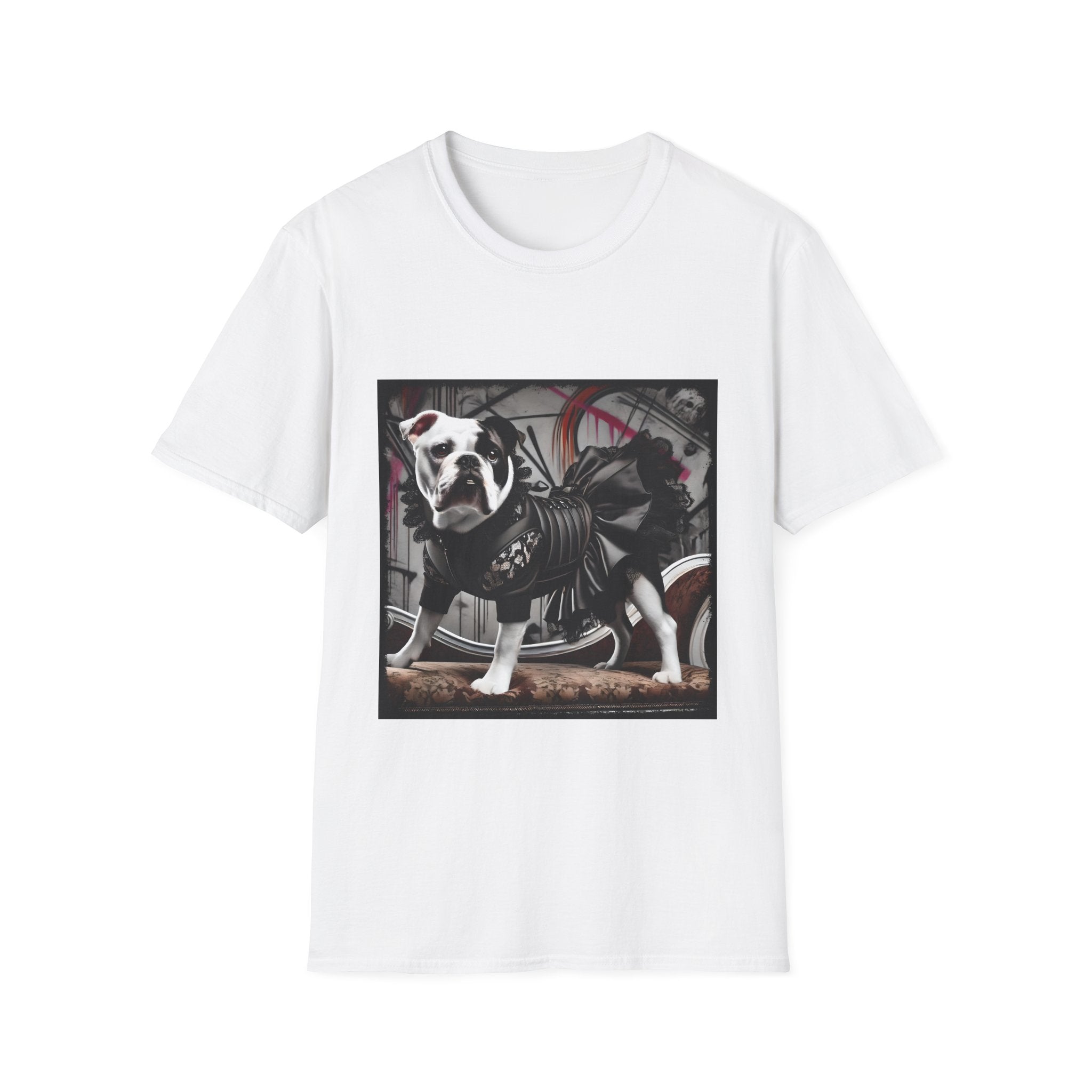 Bulldog Chic Charm | Unisex Dog T-Shirt