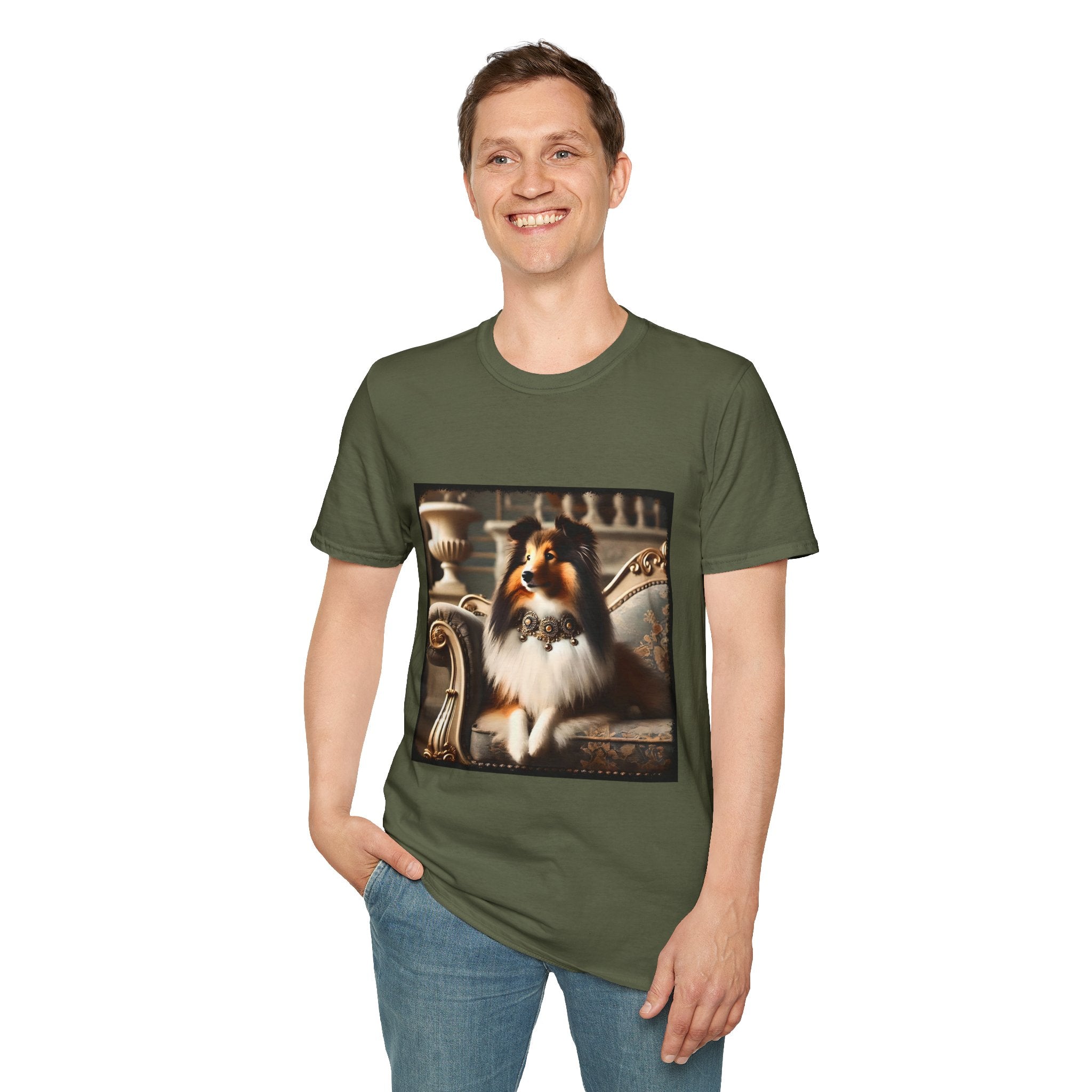 Shetland Sheepdog Luxurious Lady | Unisex Dog T-Shirt
