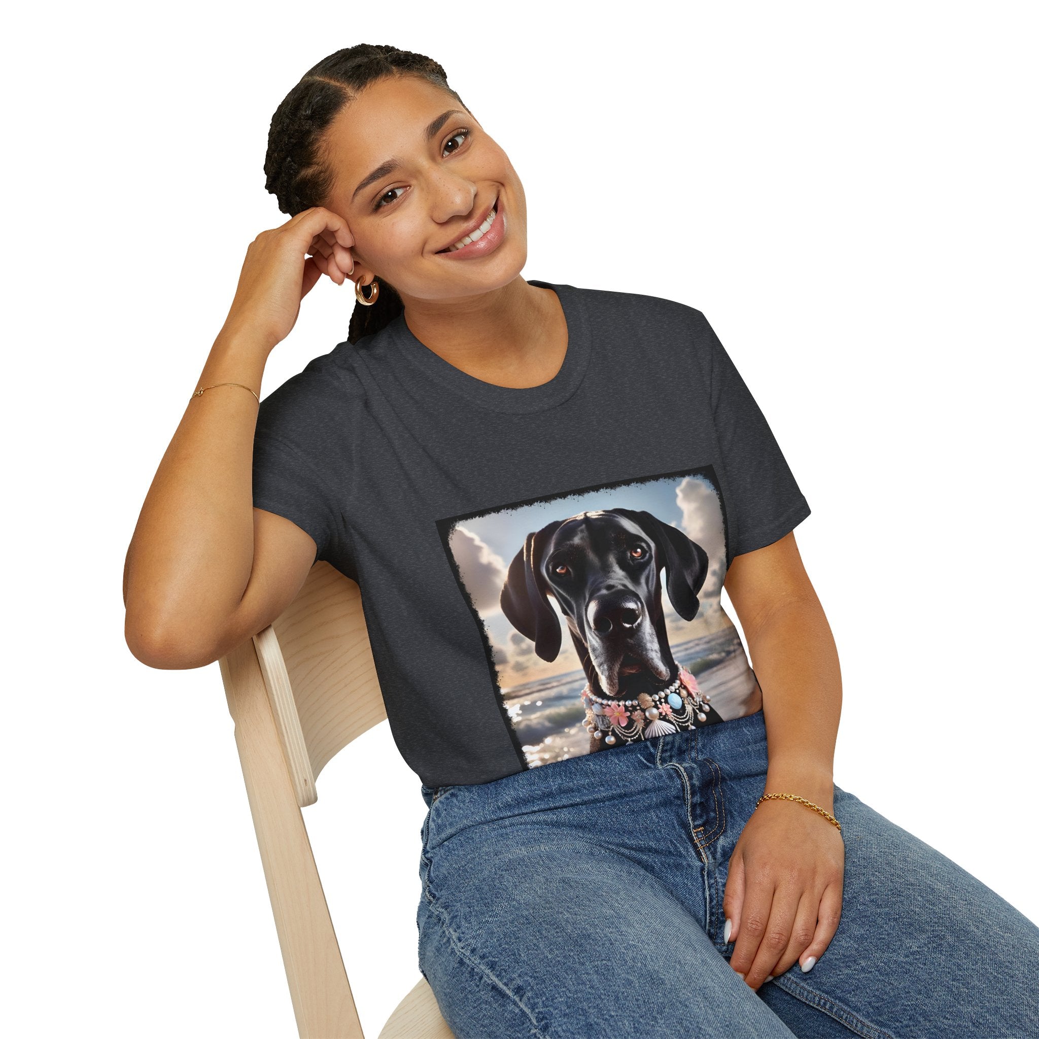 Great Dane Coastal Cutie | Unisex Dog T-Shirt
