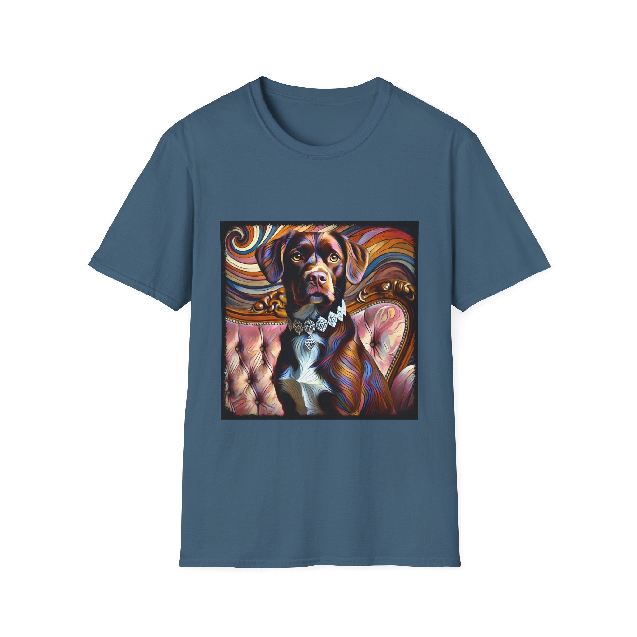 Labrador Retriever Vivid Swirl | Unisex Dog T-Shirt