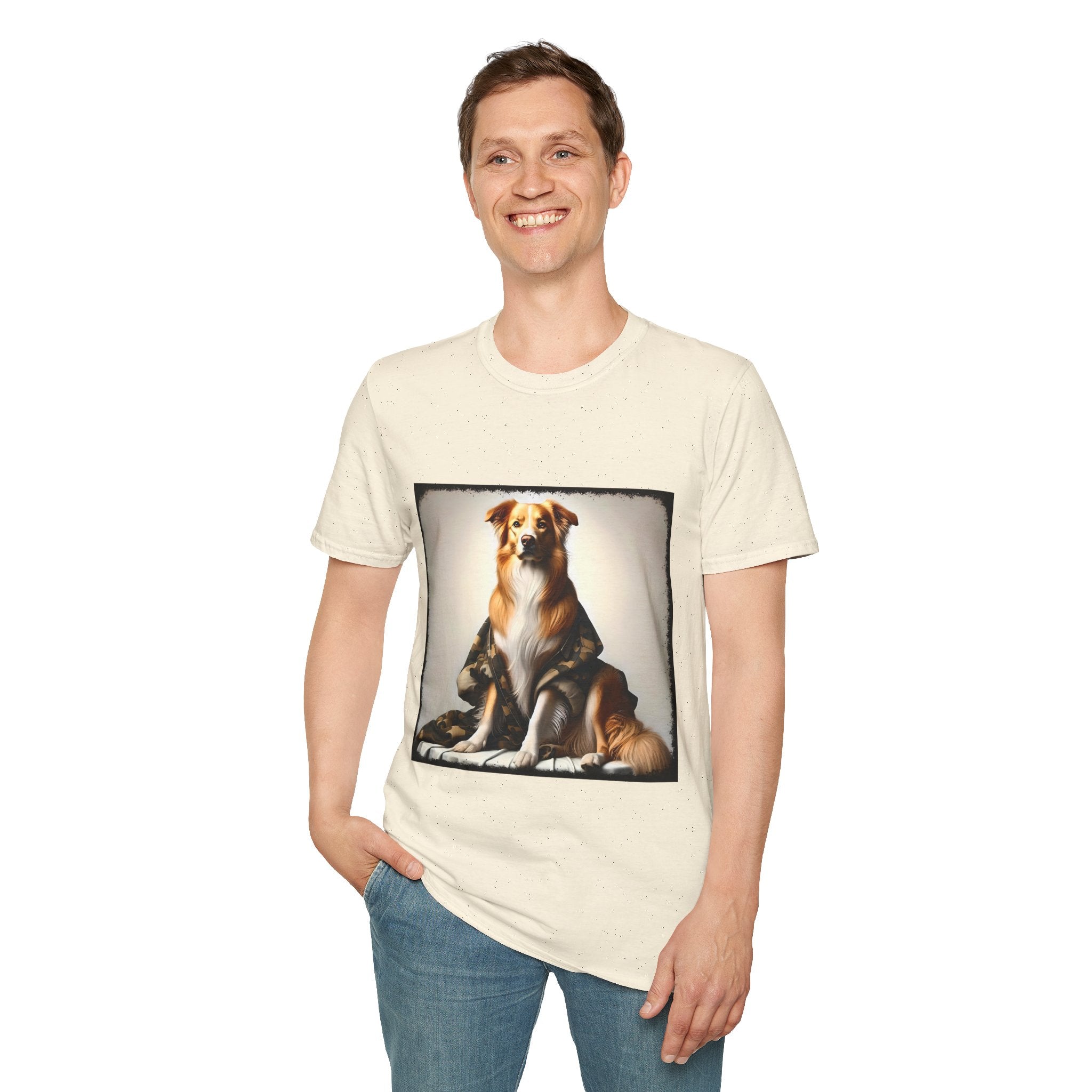 Border Collie Chic Camo  | Unisex Dog T-Shirt