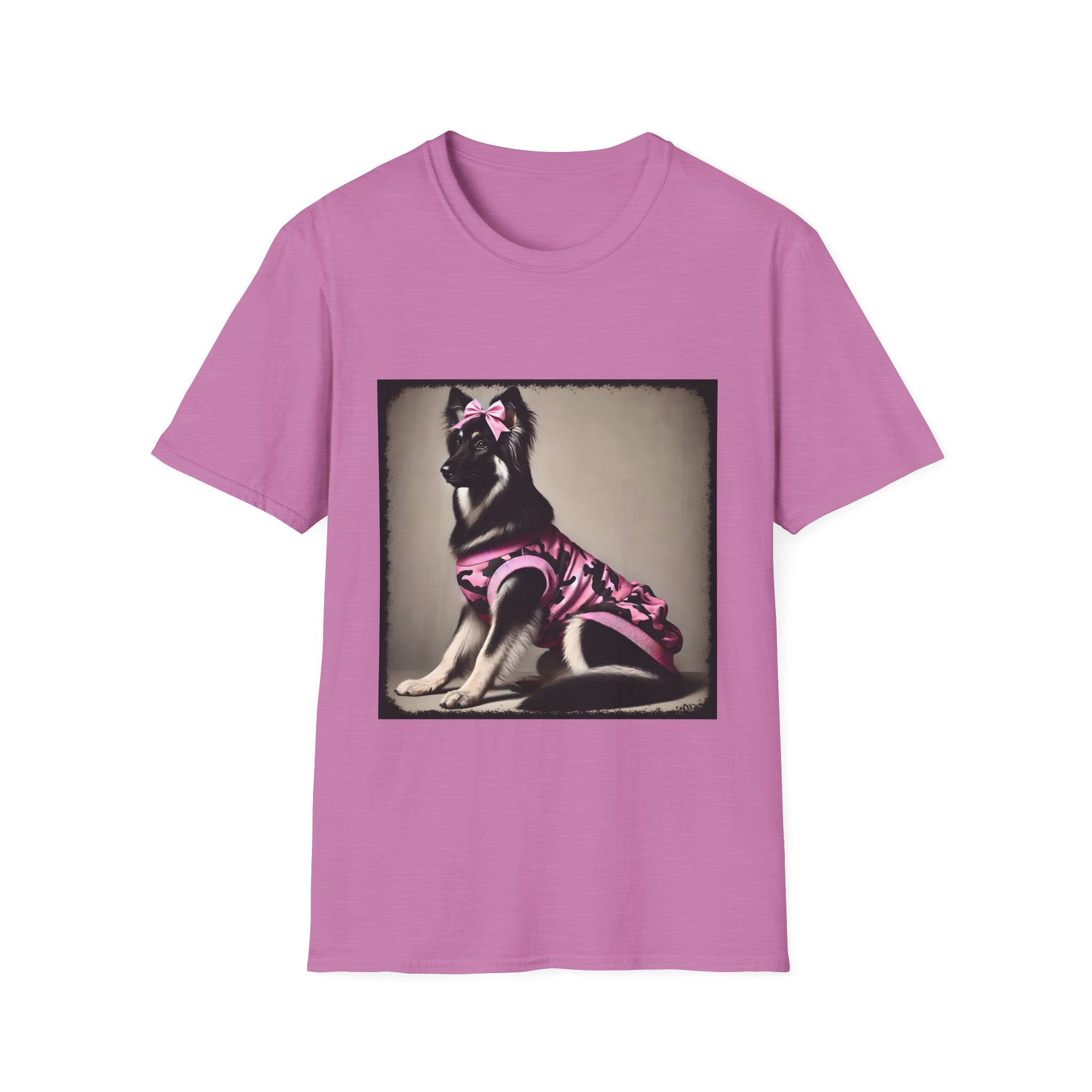 German Shepherd Pink Camo Cutie | Unisex Dog T-Shirt