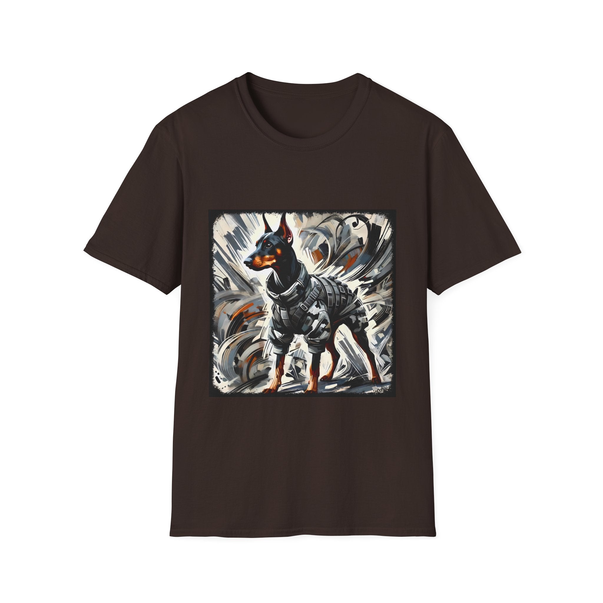 Doberman Pinscher Bold Armor Classic | Unisex Dog T-Shirt