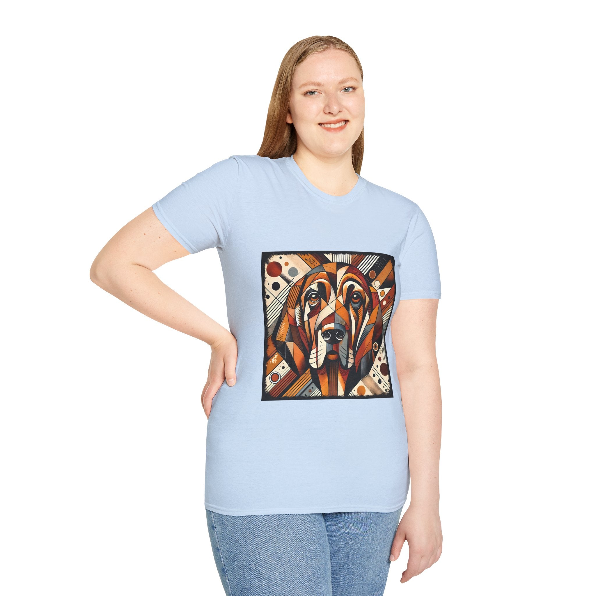 Bloodhound Bold Geometric | Unisex Dog T-Shirt