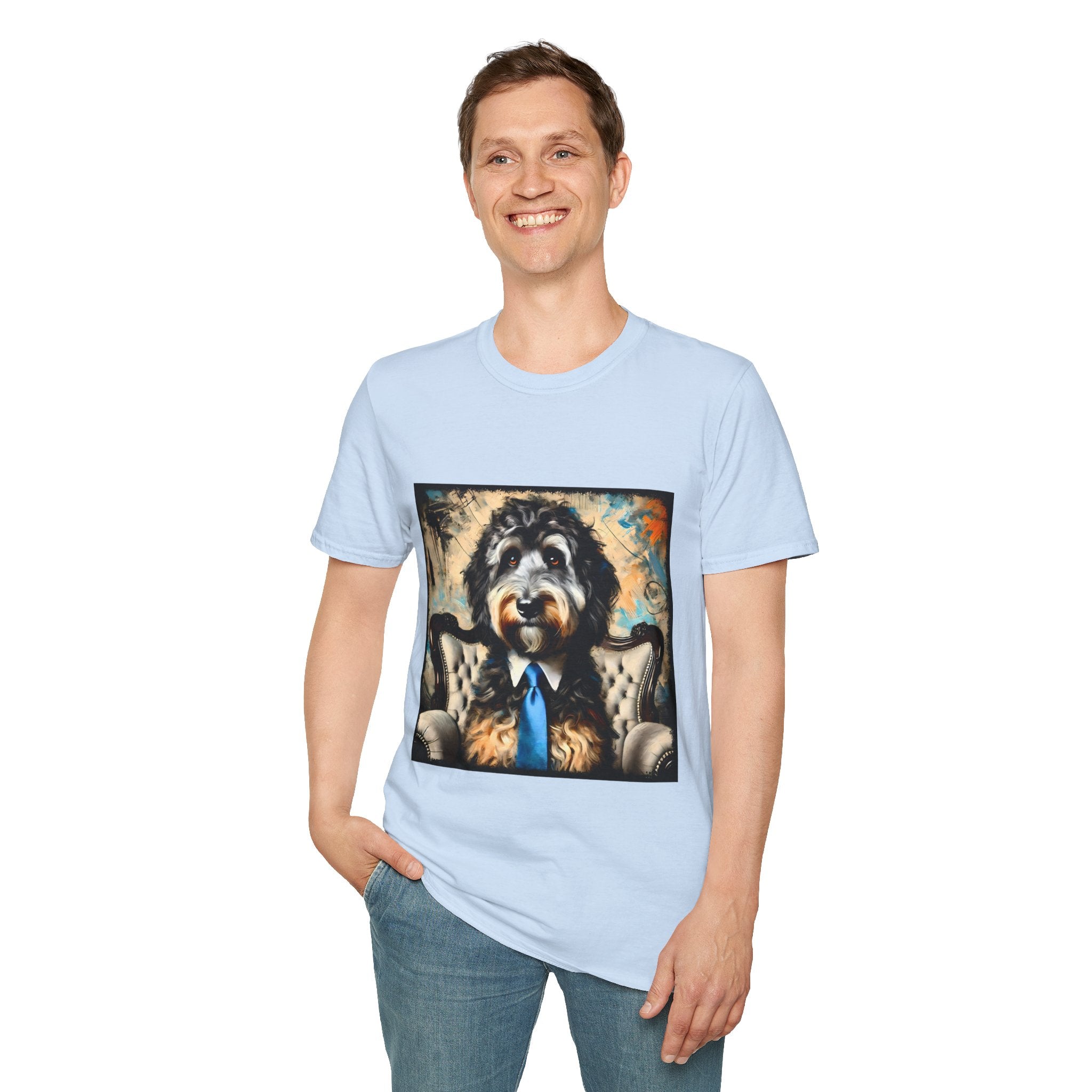 Aussiedoodle Handsome Gent | Unisex Dog T-Shirt