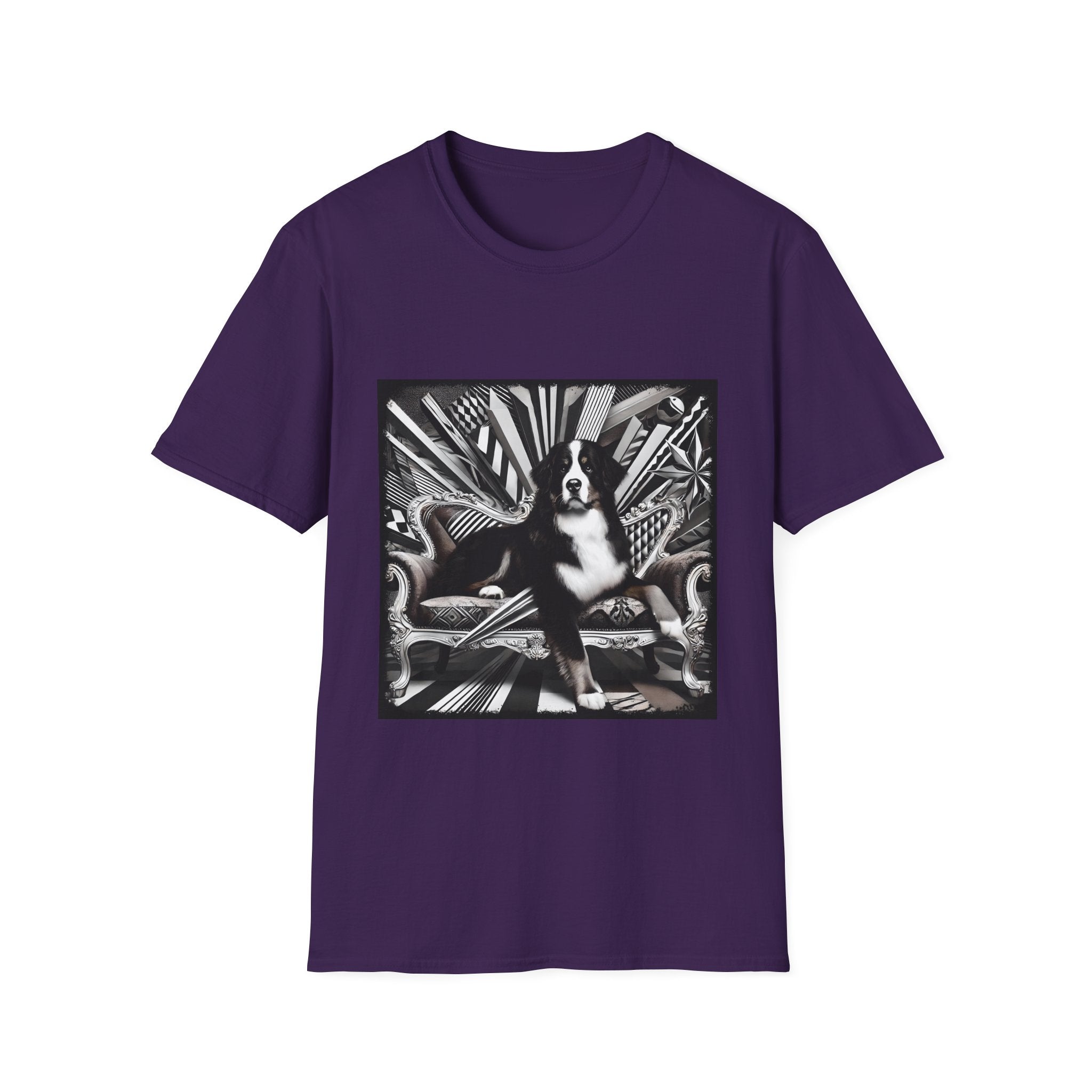 Bernese Mountain Dog B&W Bold | Unisex Dog T-Shirt