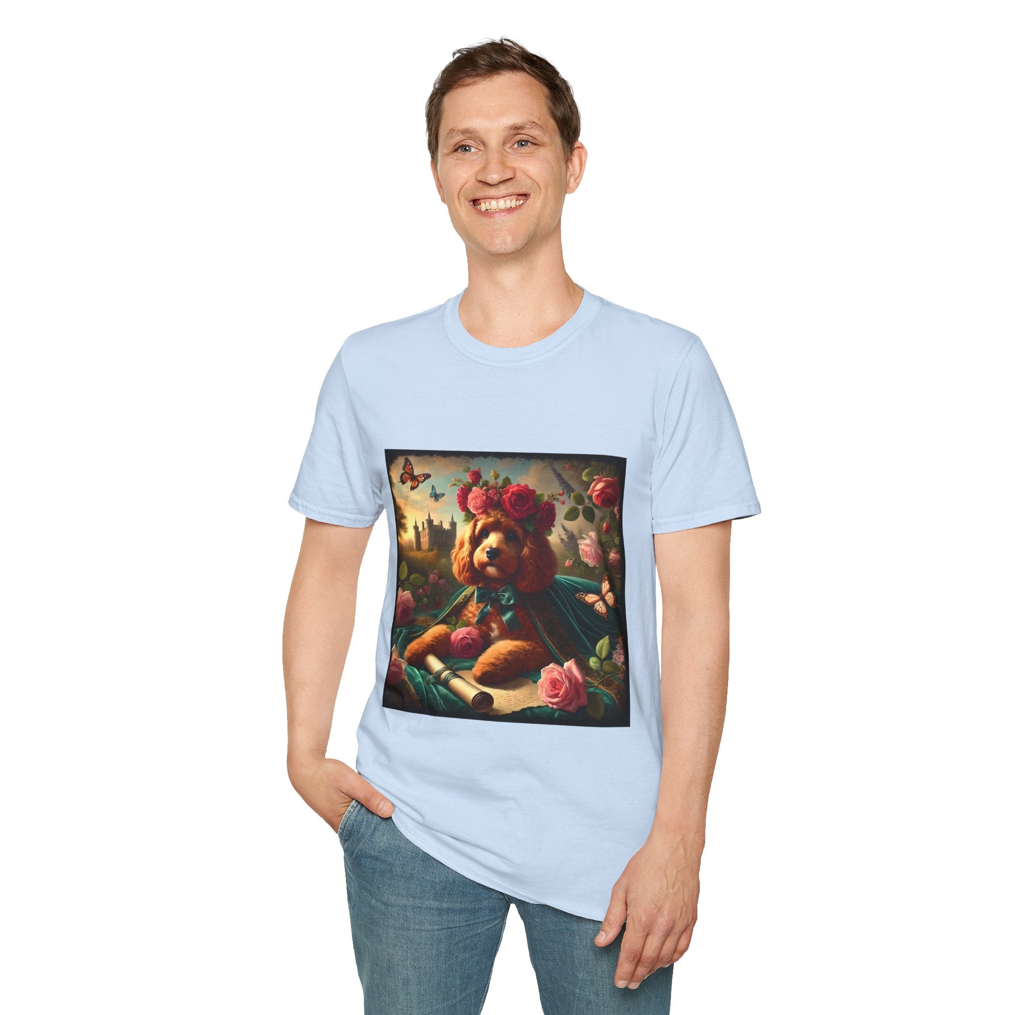 Cavapoo Botanical Beauty | Unisex Dog T-Shirt