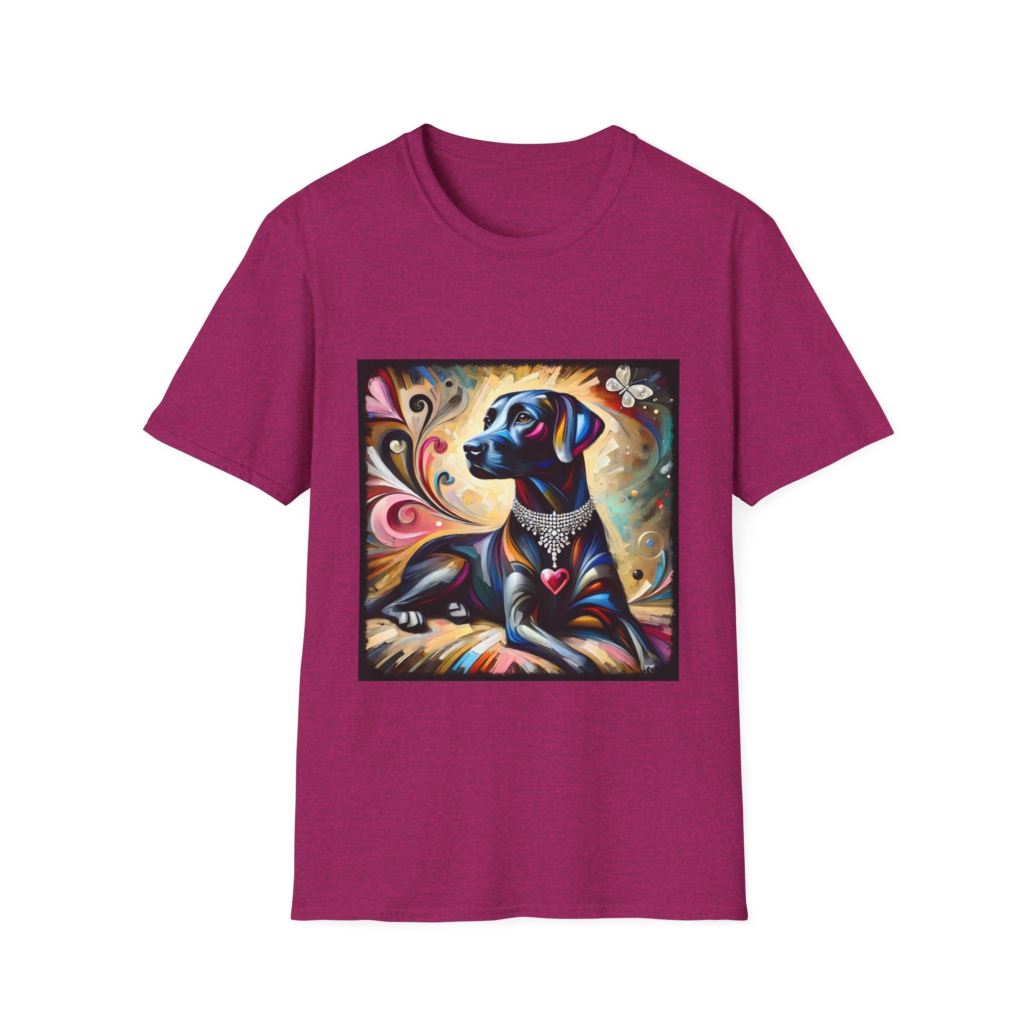 Labrador Retriever Diamond Heart Swirl | Unisex Dog T-Shirt
