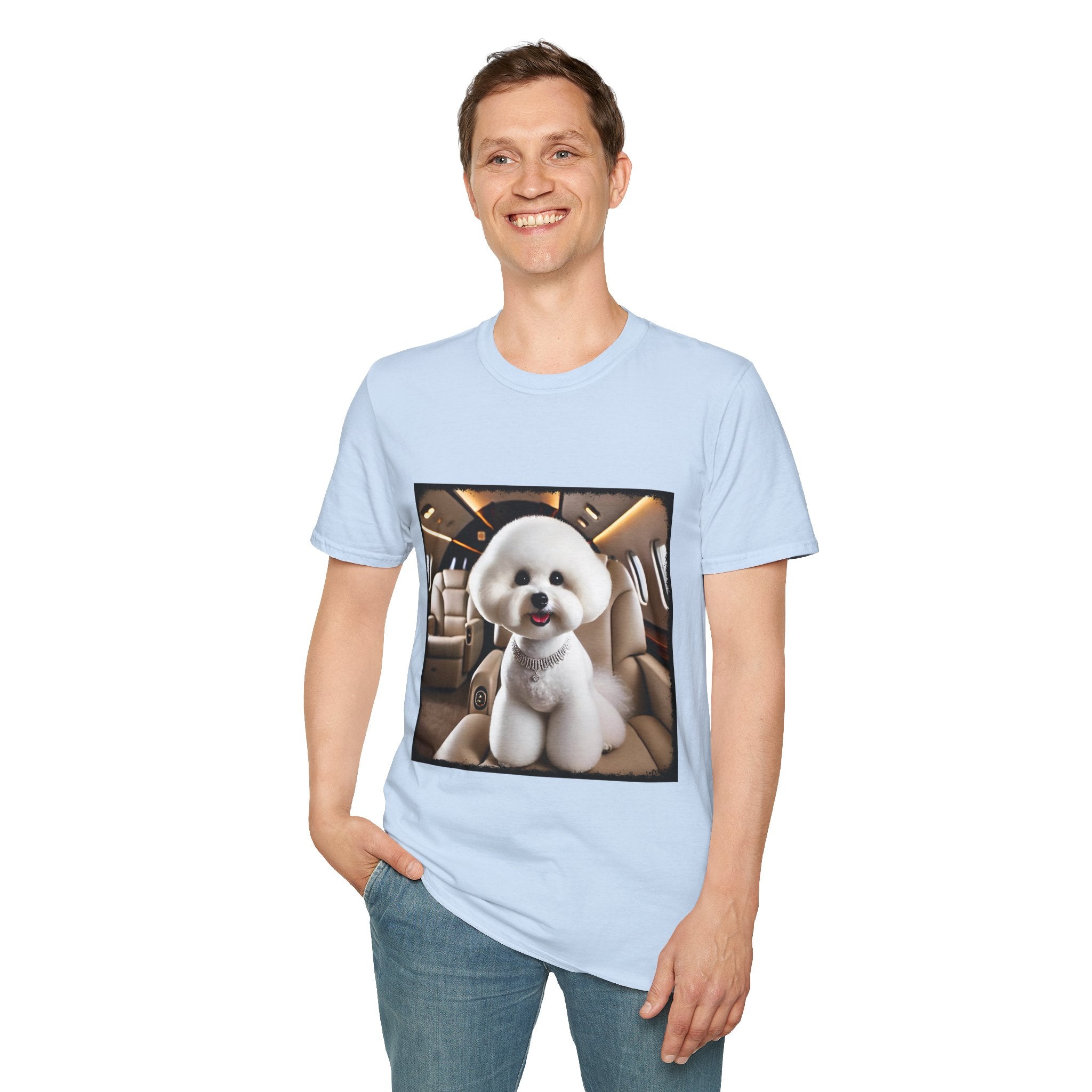 Bichon Frise Friendly Flier | Unisex Dog T-Shirt