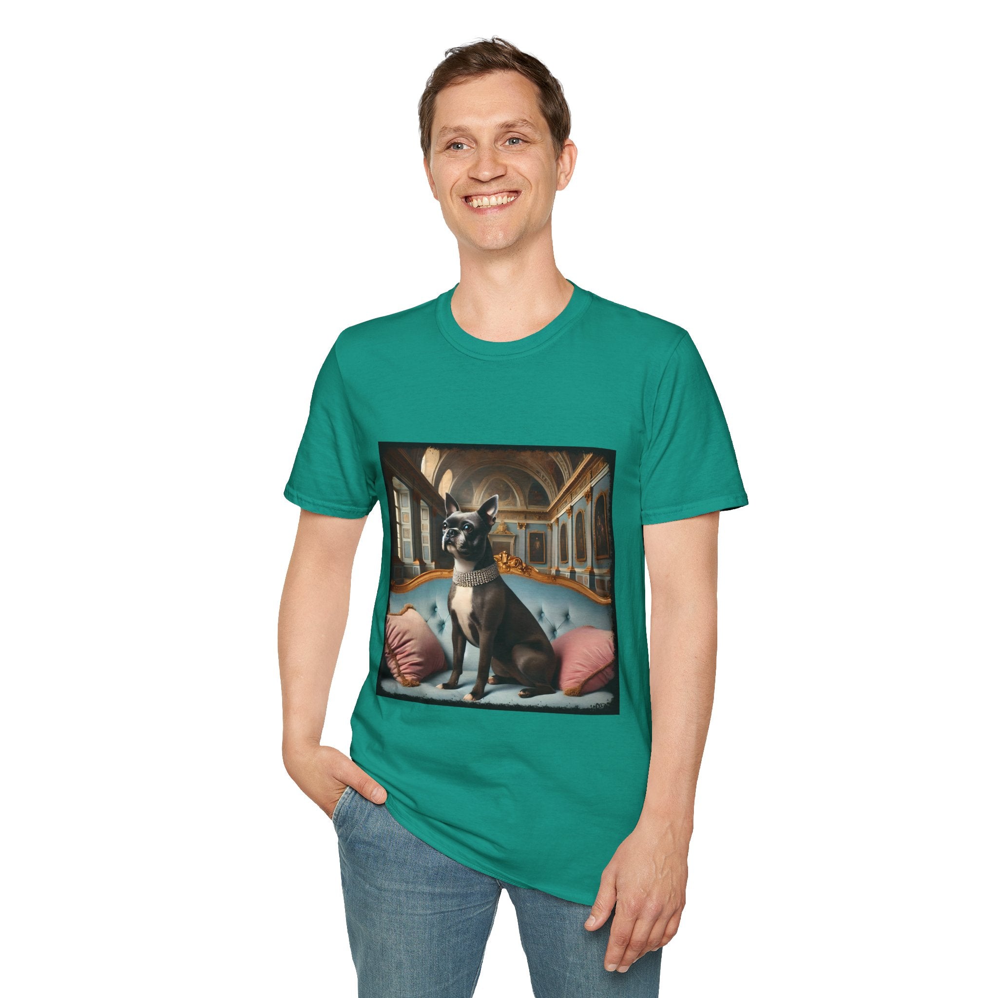 Boston Terrier Blue Baroness | Unisex Dog T-Shirt