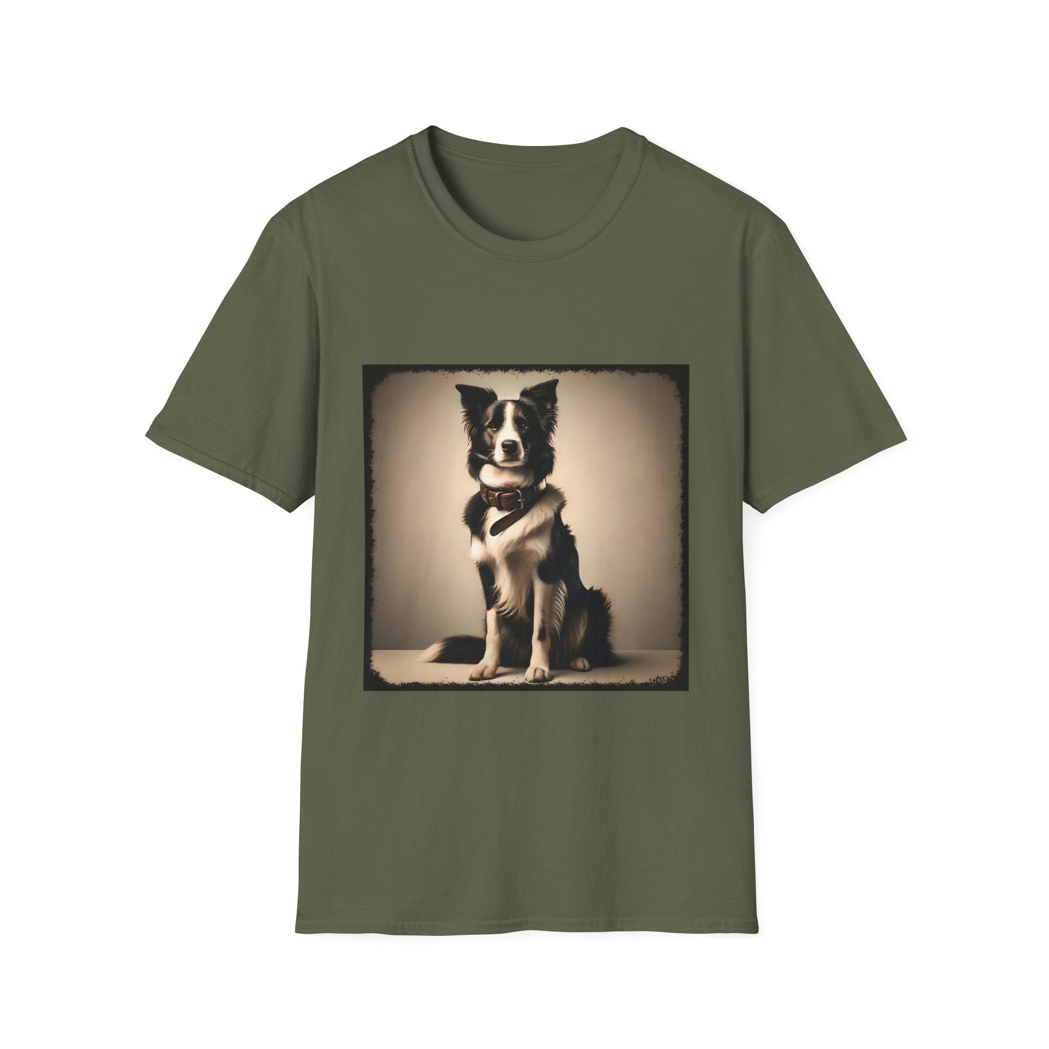 Border Collie Composed Charm | Unisex Dog T-Shirt