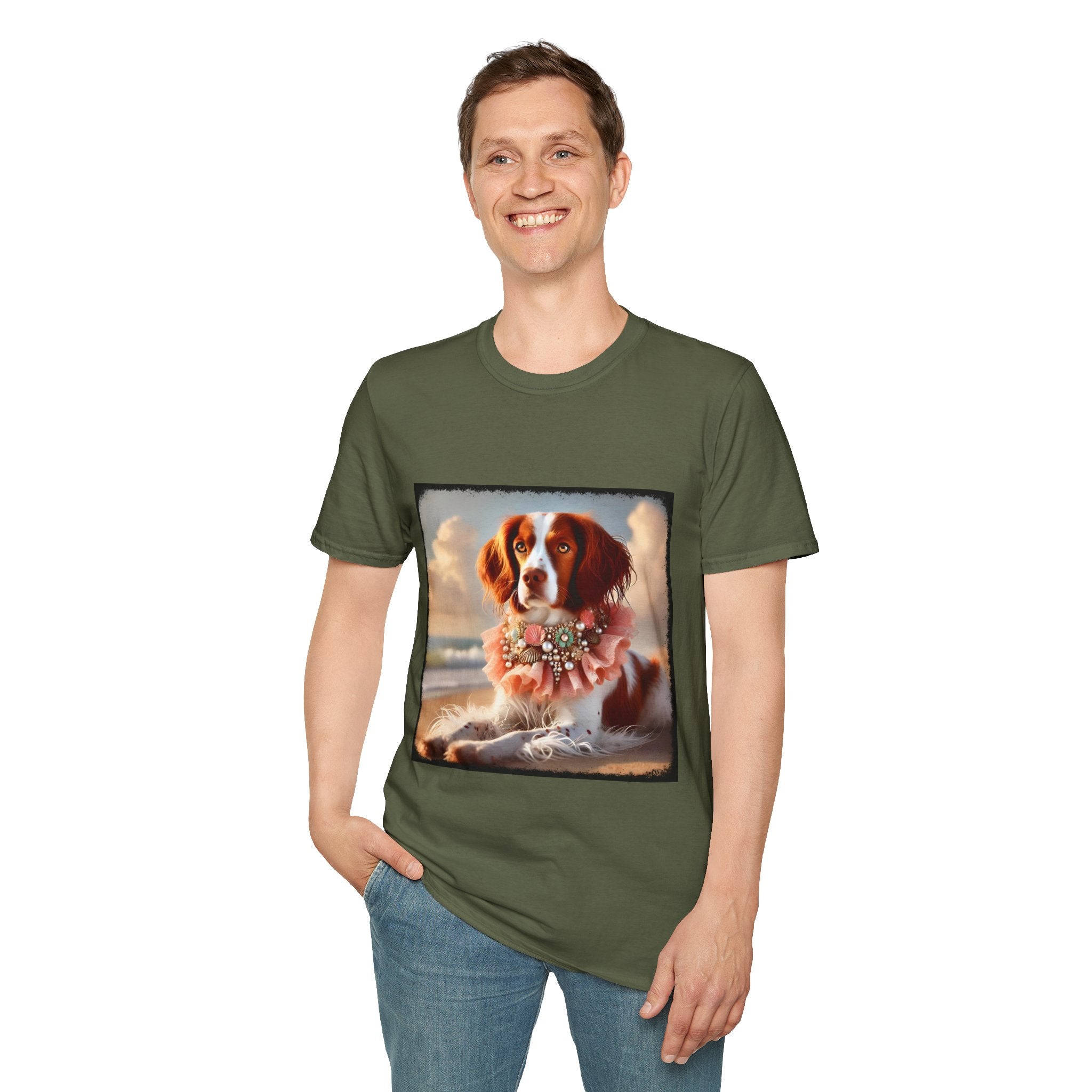 Brittany Beach Beauty | Unisex Dog T-Shirt