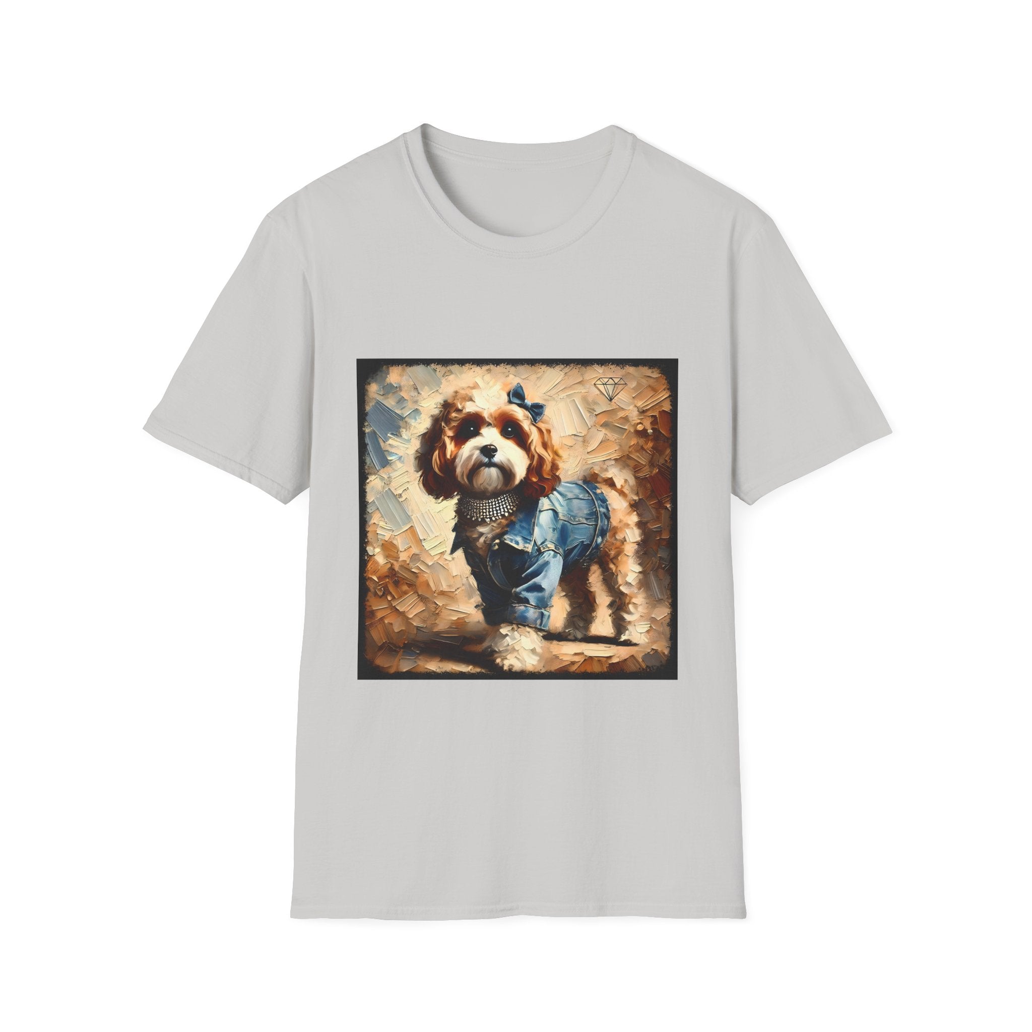 Cavapoo Denim Diva Classic | Unisex Dog T-Shirt