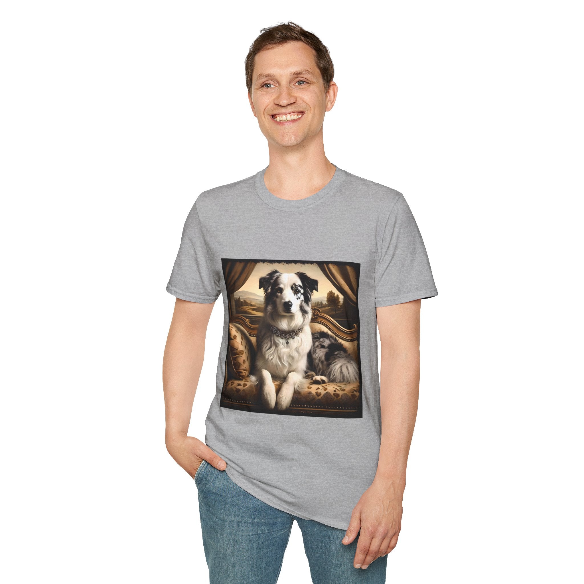 Border Collie Diamond Diva  | Unisex Dog T-Shirt