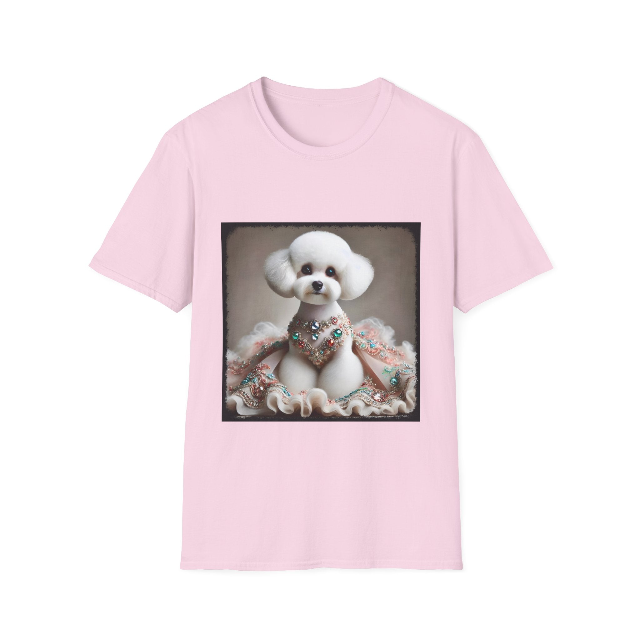 Bichon Frise Jeweled Beauty | Unisex Dog T-Shirt