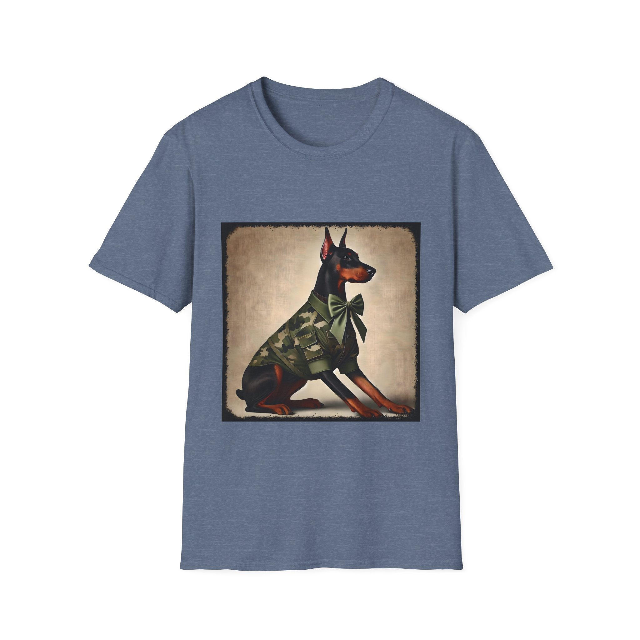 Doberman Pinscher Camo Cutie | Unisex Dog T-Shirt