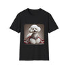 Bichon Frise Crimson Cutie | Unisex Dog T-Shirt