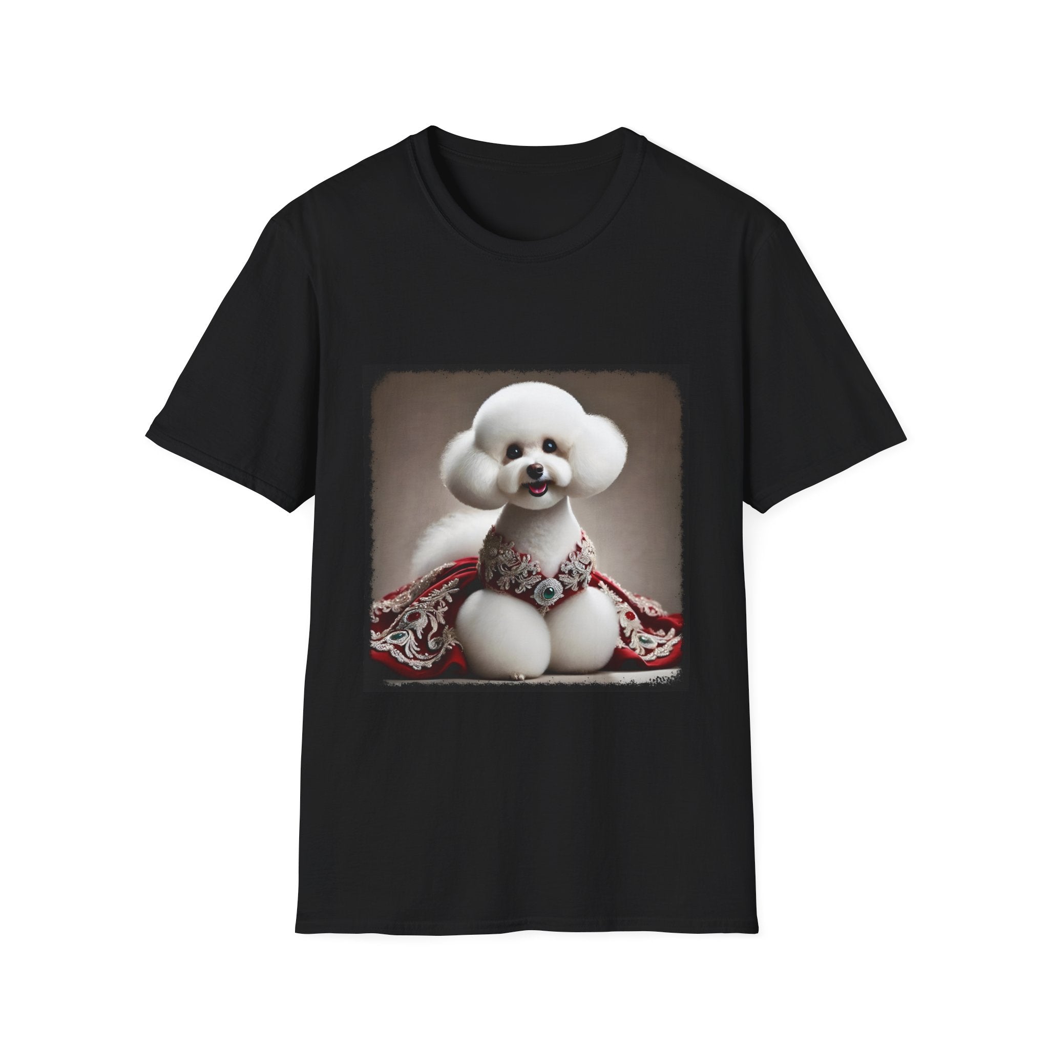 Bichon Frise Crimson Cutie | Unisex Dog T-Shirt