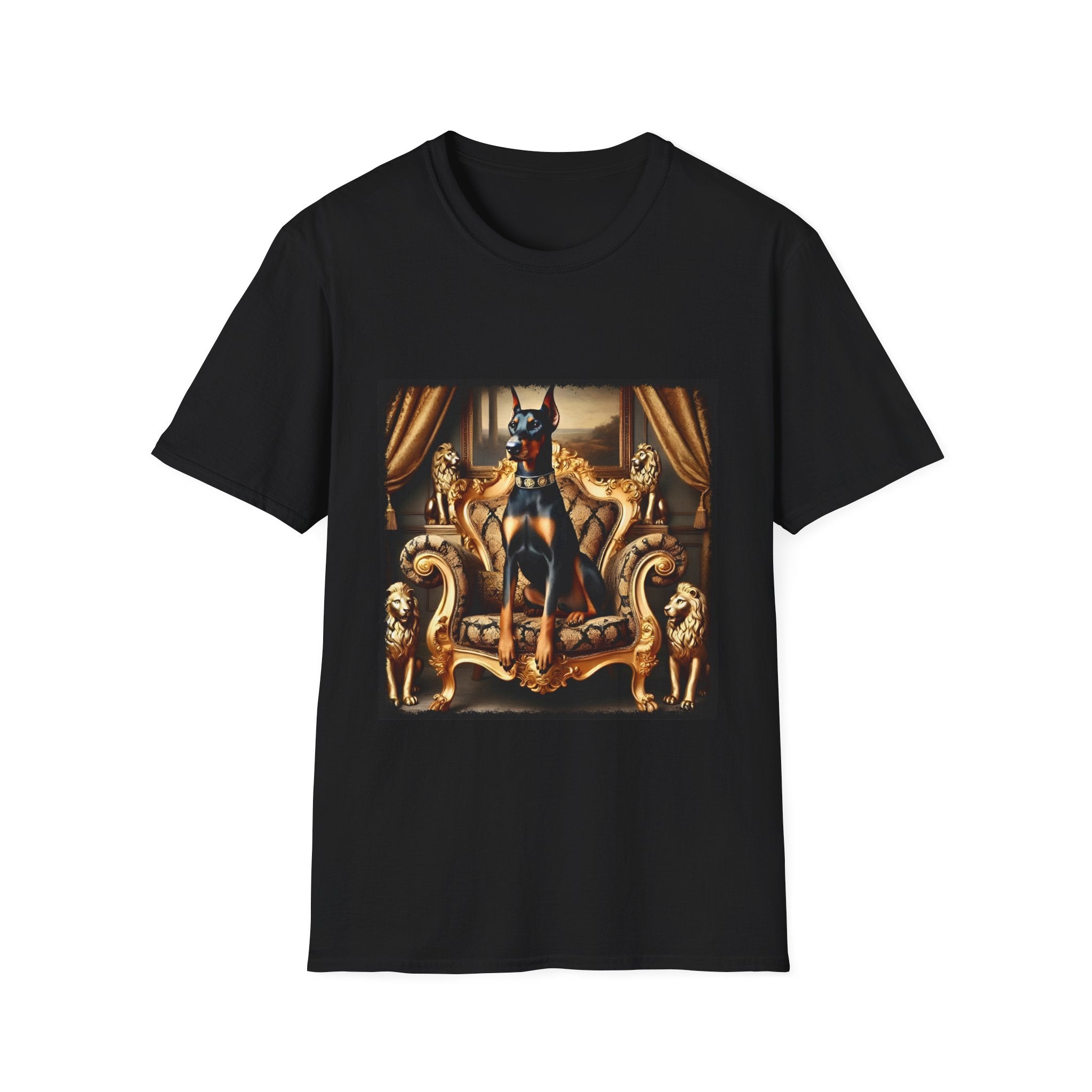 Doberman Pinscher Billionaire Bark | Unisex Dog T-Shirt