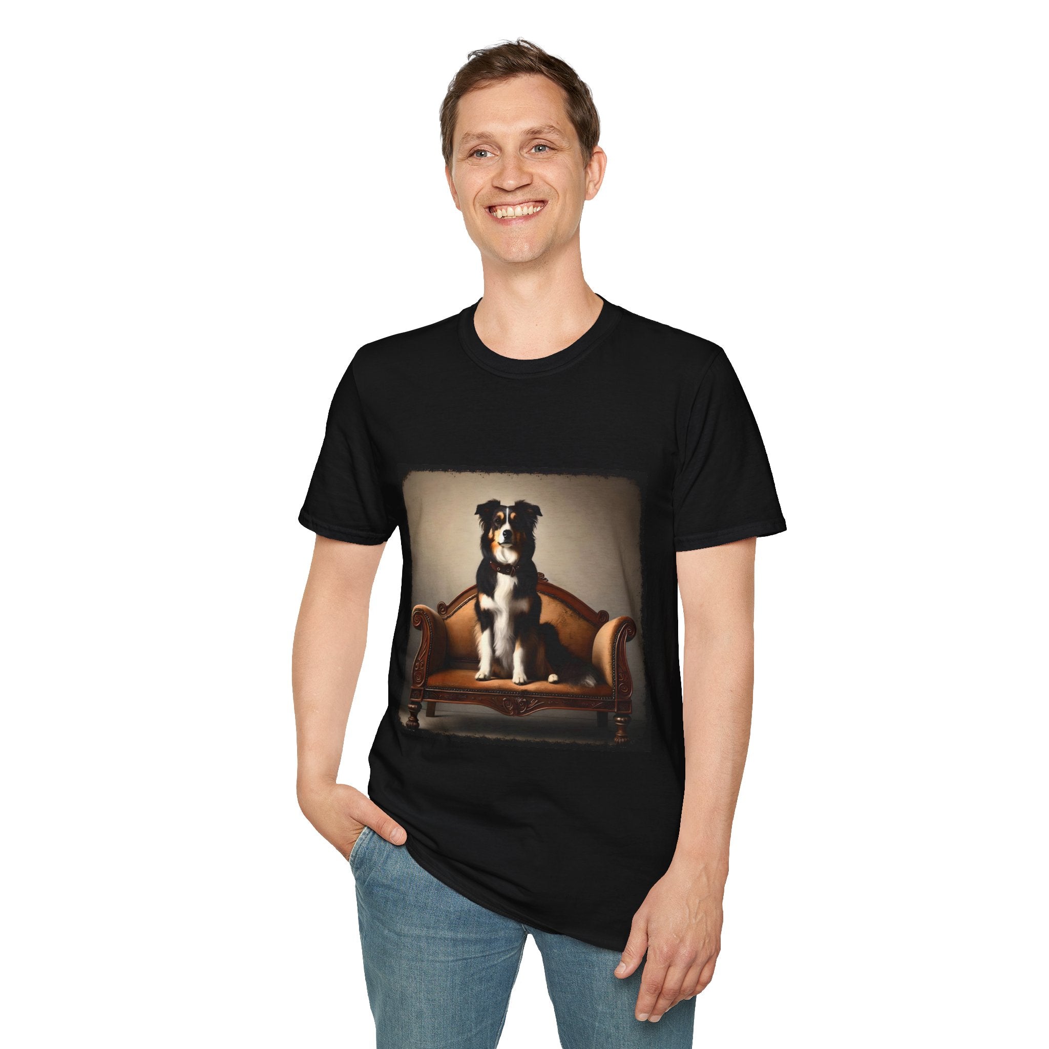 Border Collie Dapper Duke | Unisex Dog T-Shirt
