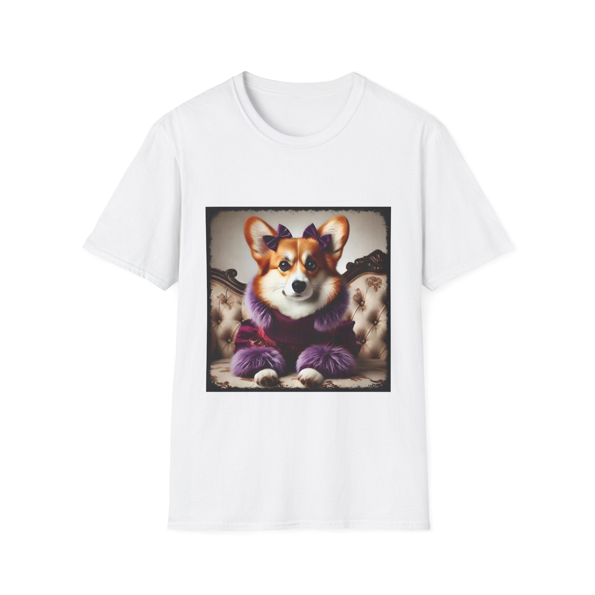 Pembroke Welsh Corgi Purple Pawfluencer | Unisex Dog T-Shirt