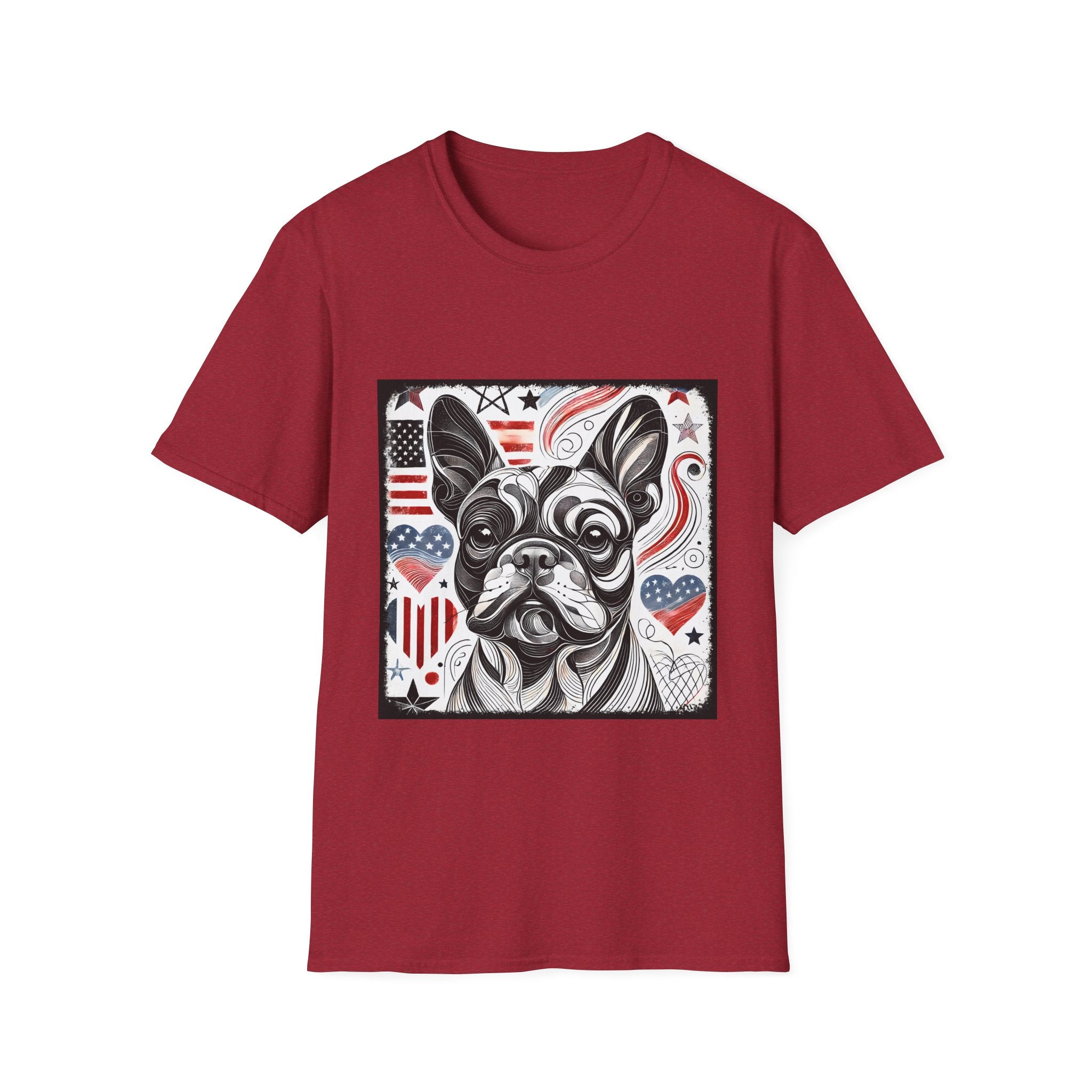 French Bulldog Americana Dream | Unisex Dog T-Shirt