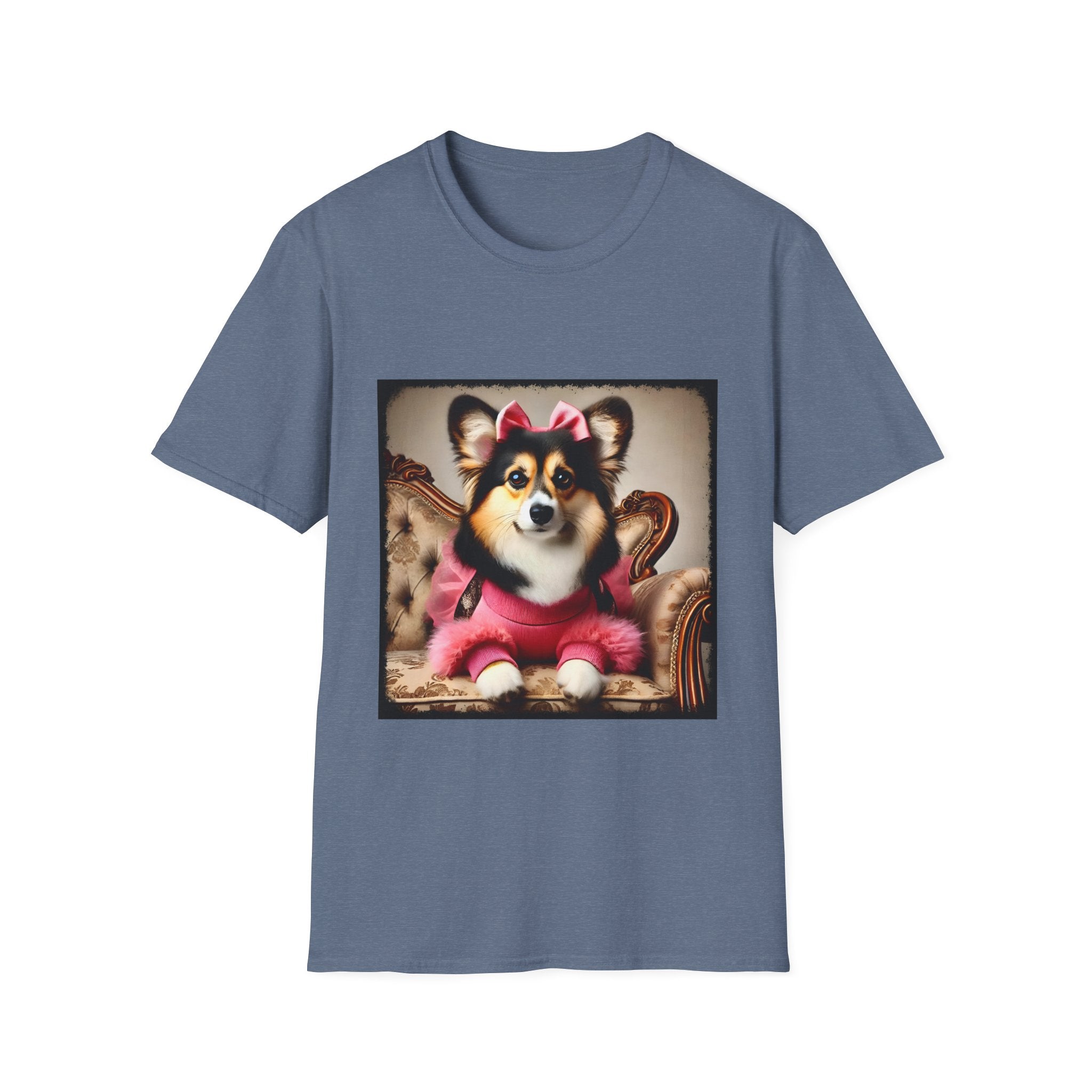 Pembroke Welsh Corgi Pink Luxe | Unisex Dog T-Shirt