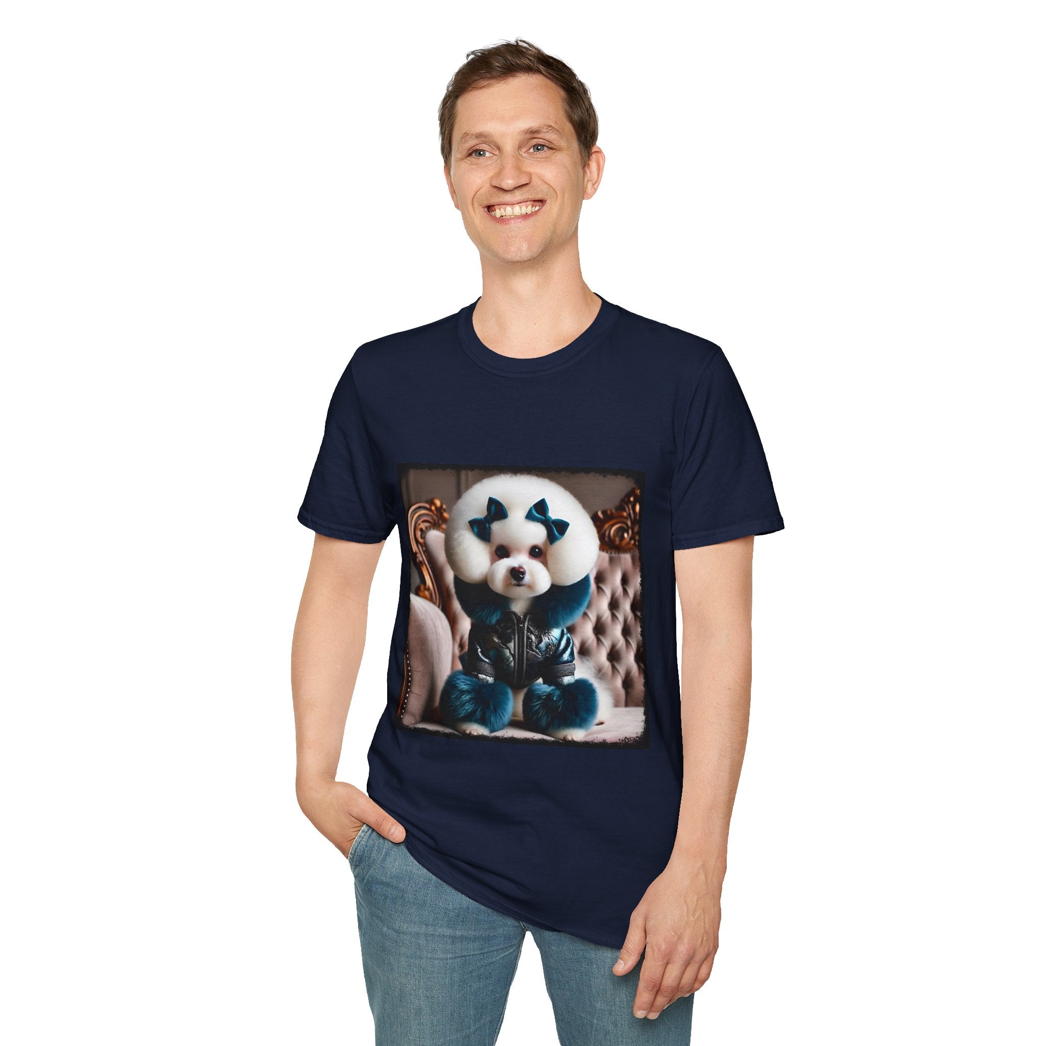 Bichon Frise Posh Pawfluencer | Unisex Dog T-Shirt