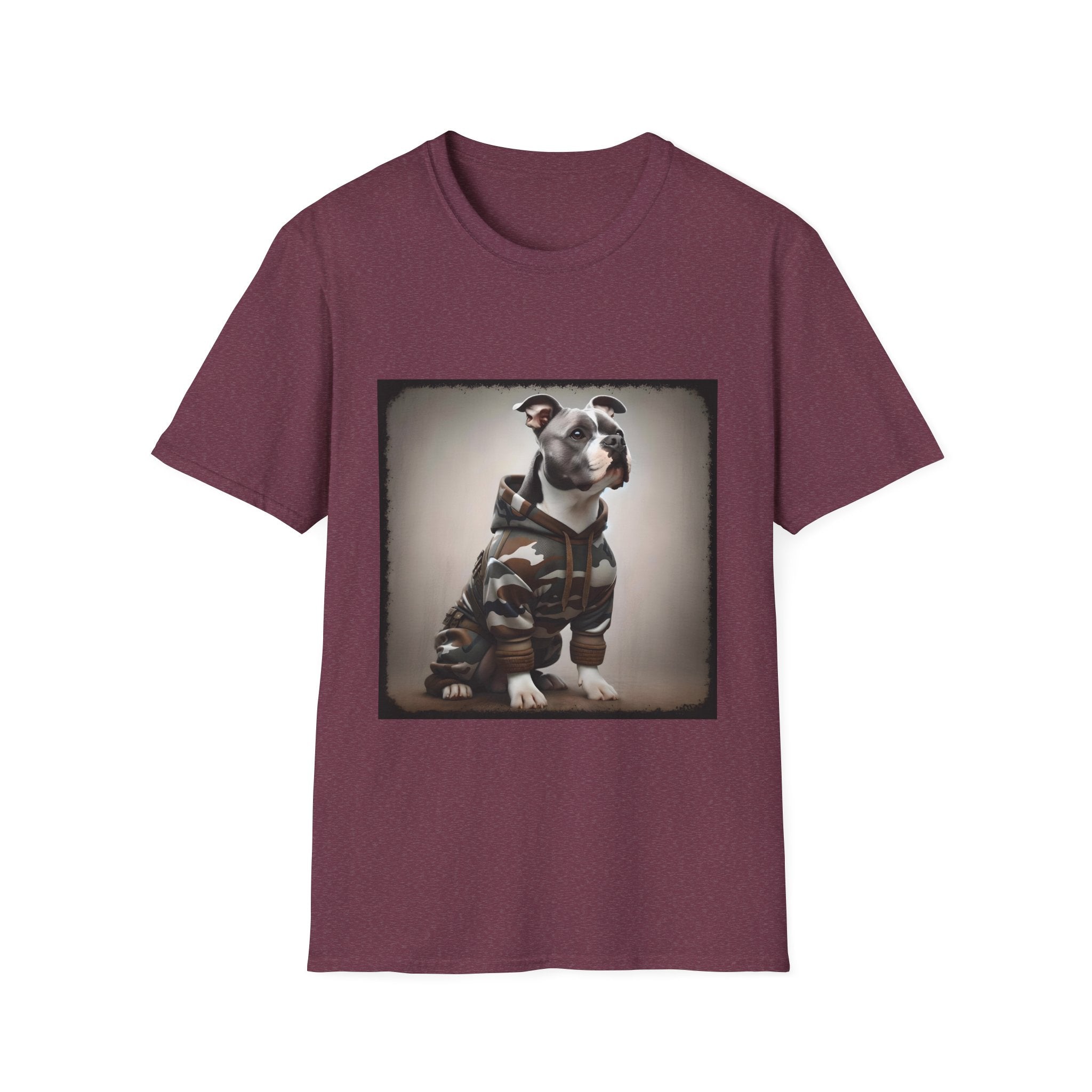 American Pit Bull Terrier Camo Cutie | Unisex Dog T-Shirt