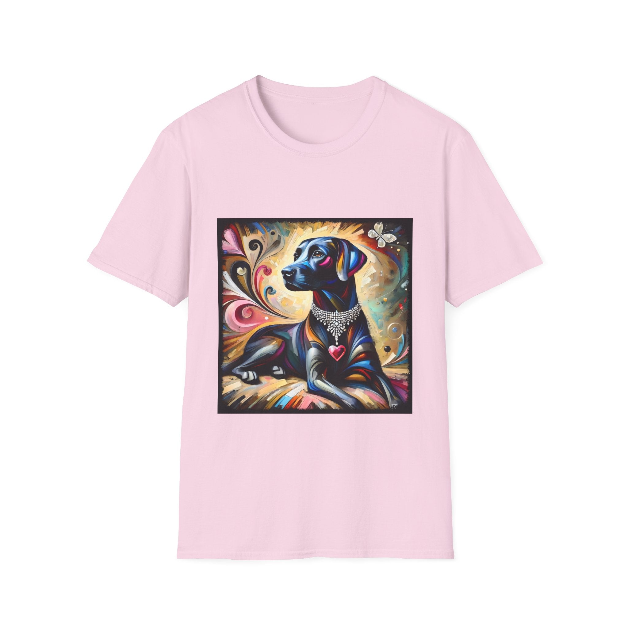 Labrador Retriever Diamond Heart Swirl | Unisex Dog T-Shirt