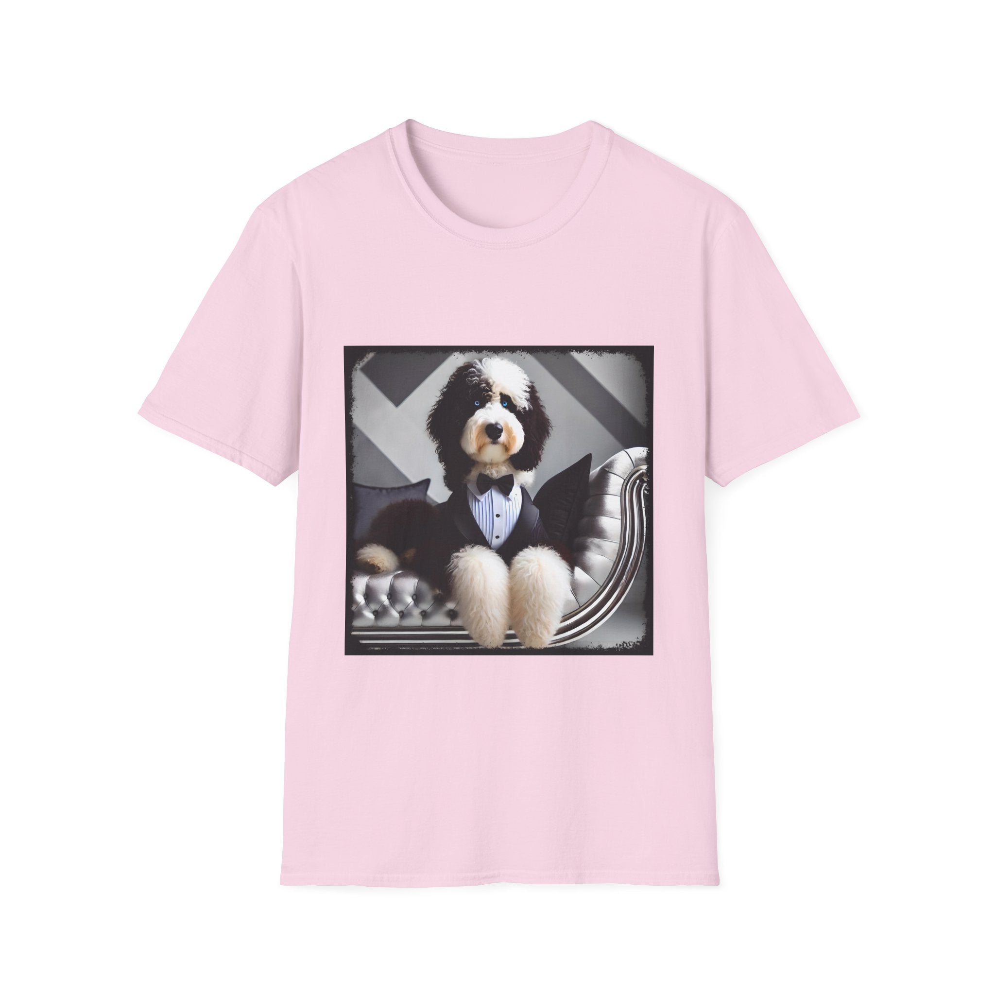 Sheepadoodle Distinguished Gent | Unisex Dog T-Shirt