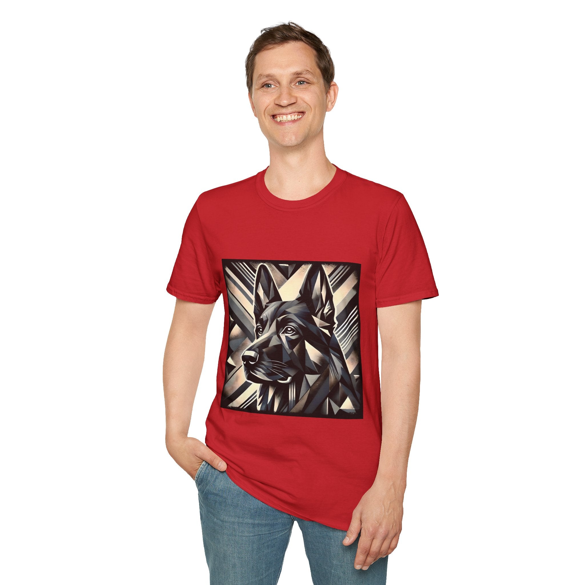 German Shepherd Geometric | Unisex Dog T-Shirt