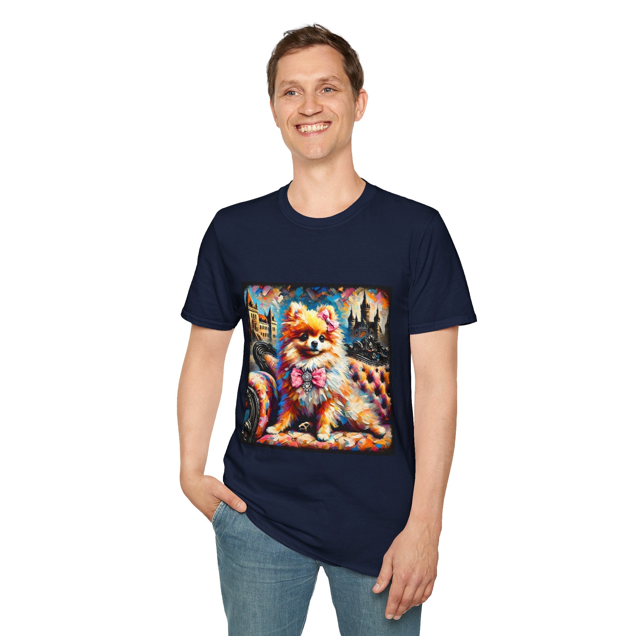 Pomeranian Diamond Princess Classic  | Unisex Dog T-Shirt