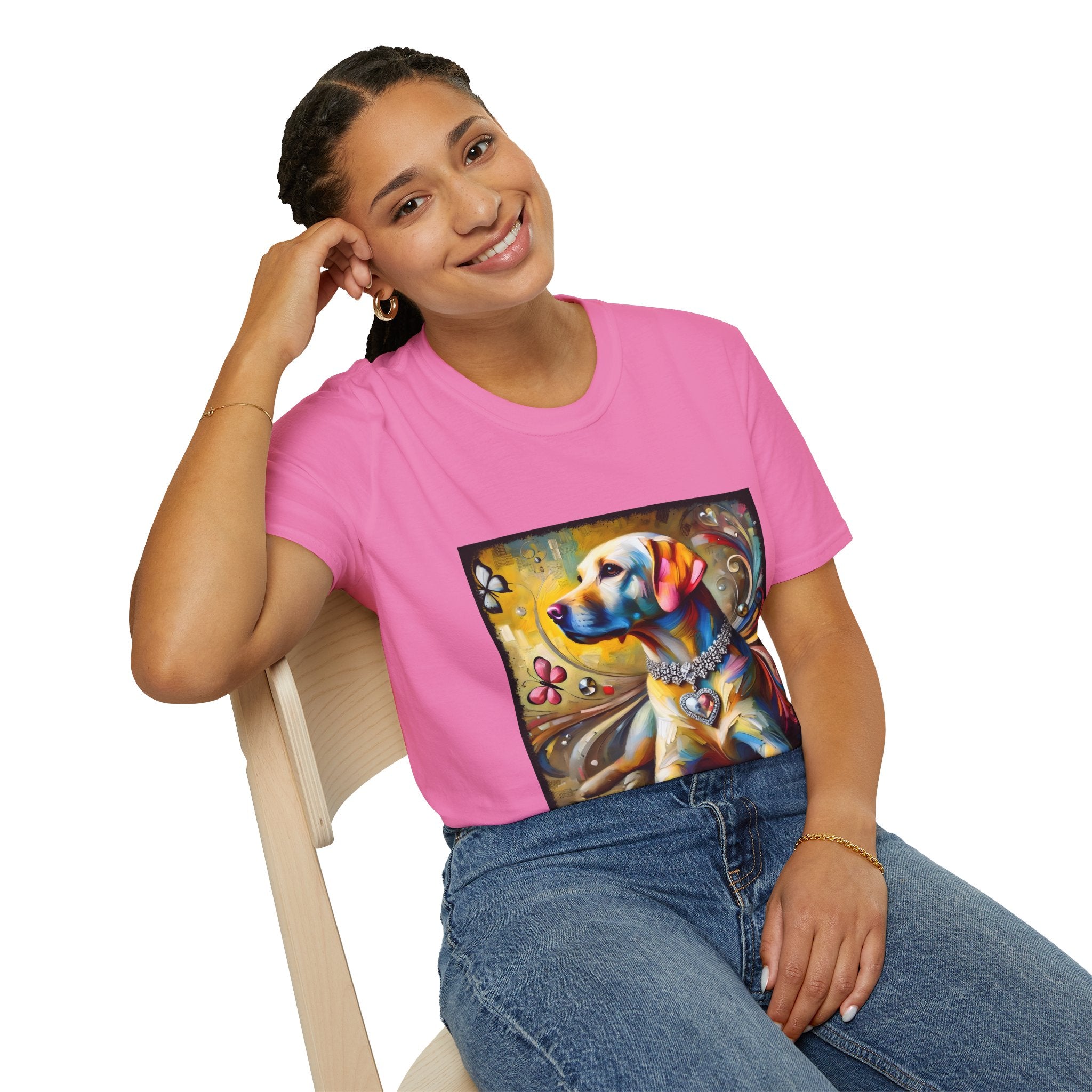 Labrador Retriever Diamond Heart Classic | Unisex Dog T-Shirt