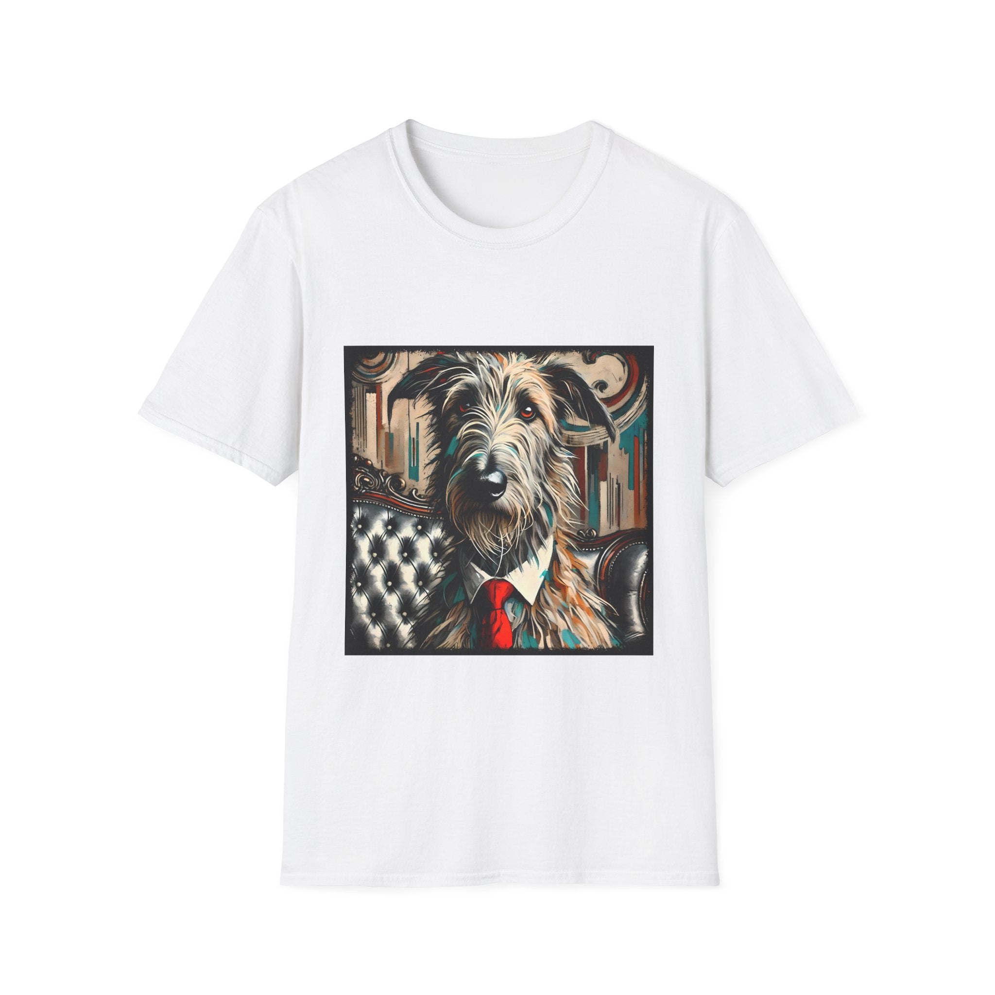 Irish Wolfhound Bold Gentleman |  Unisex Dog T-Shirt