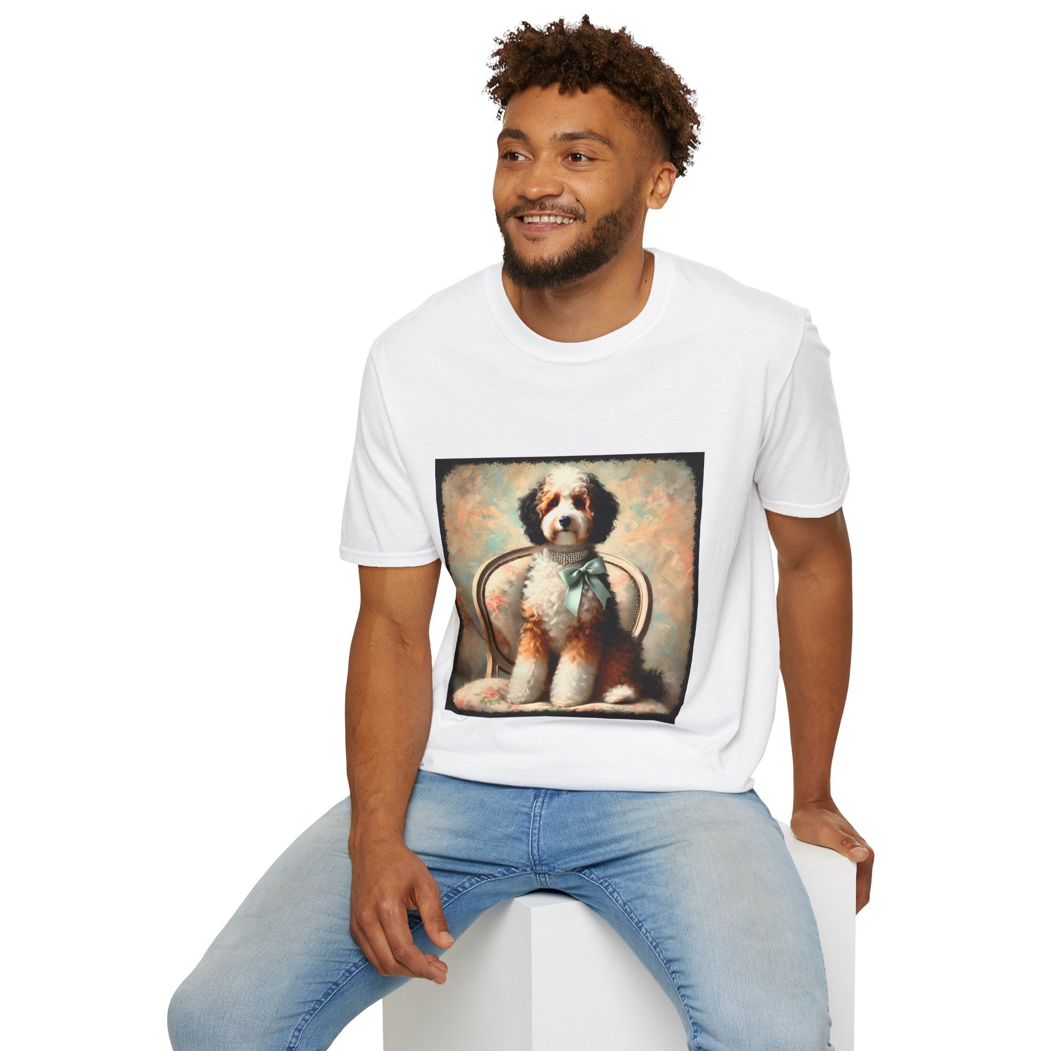 Bernedoodle Poised Classic | Unisex Dog T-Shirt