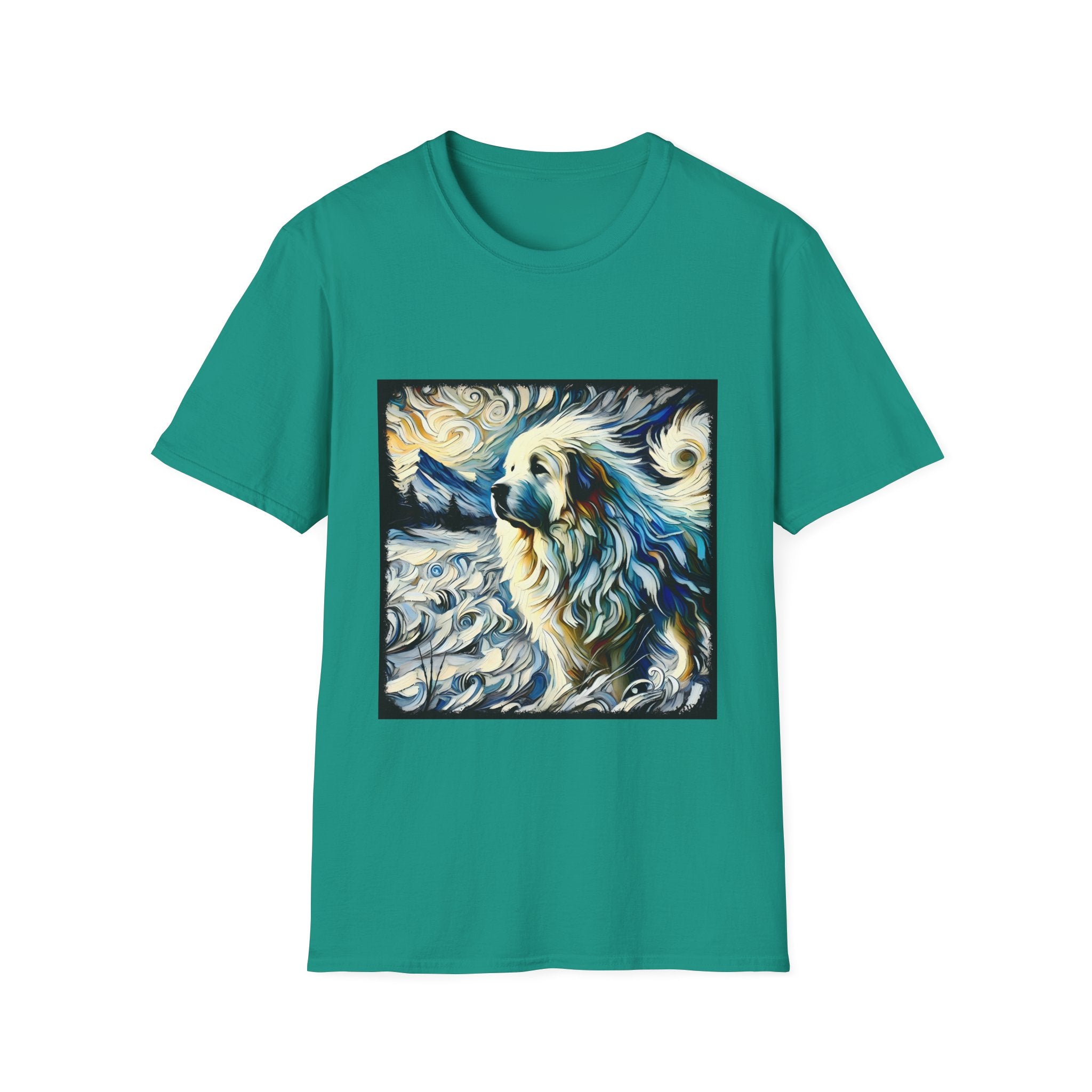 Great Pyrenees Snow Swirl | Unisex Dog T-Shirt