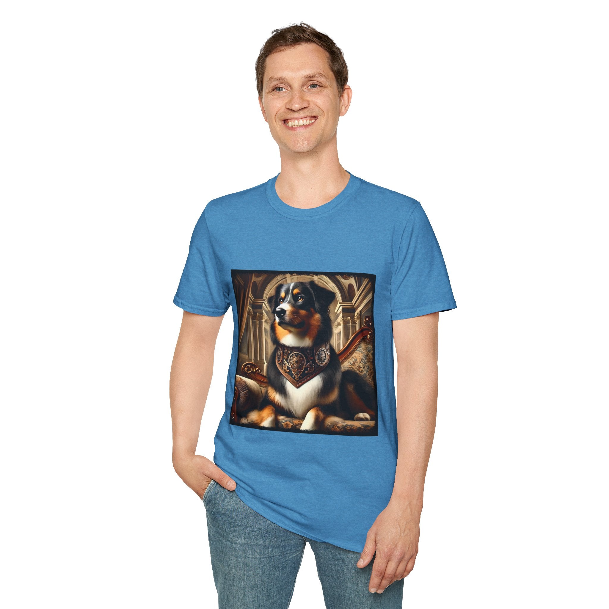 Australian Shepherd Posh Prince | Unisex Dog T-Shirt
